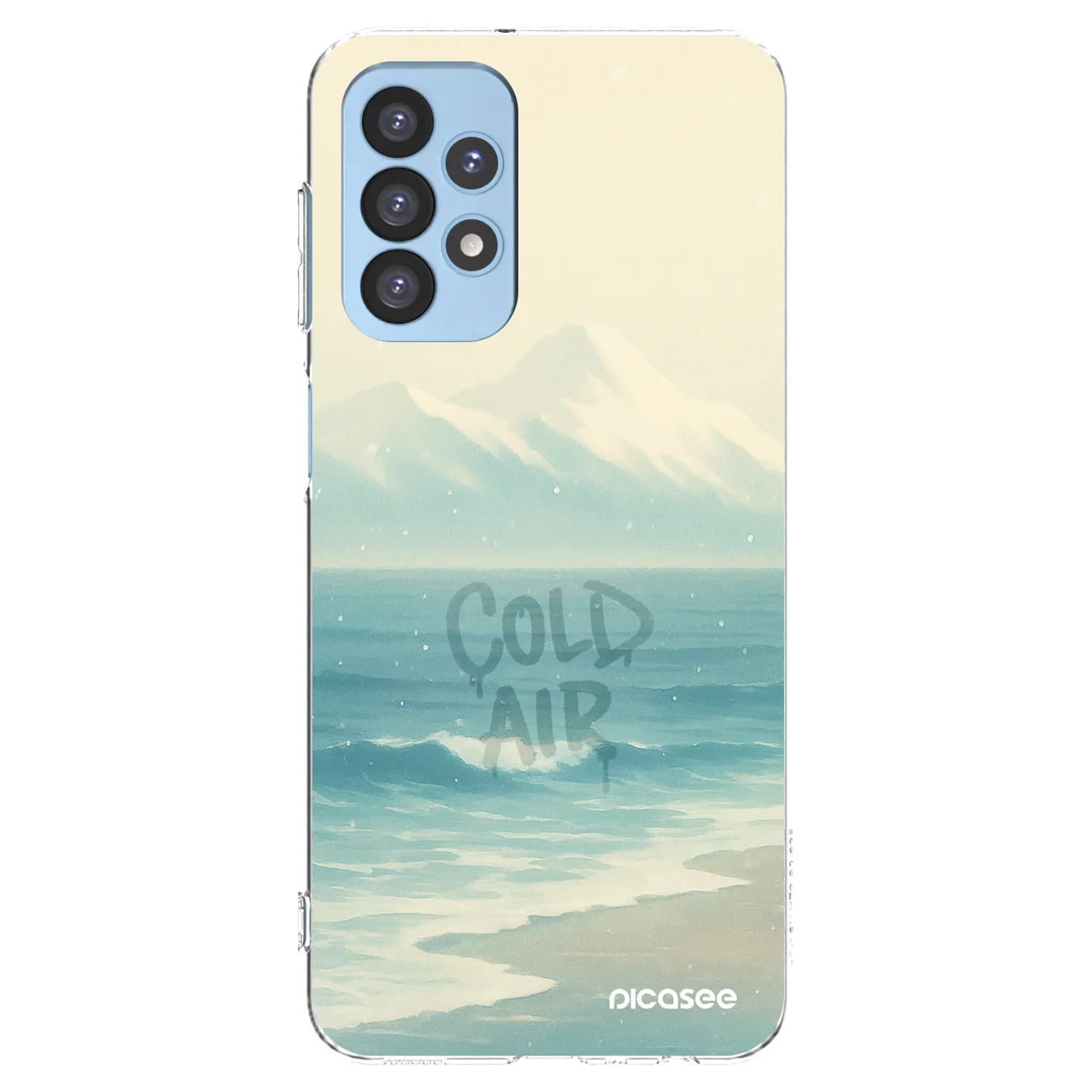 Picasee átlátszó szilikon tok az alábbi mobiltelefonokra Samsung Galaxy A23 A235F 4G - COLD AIR