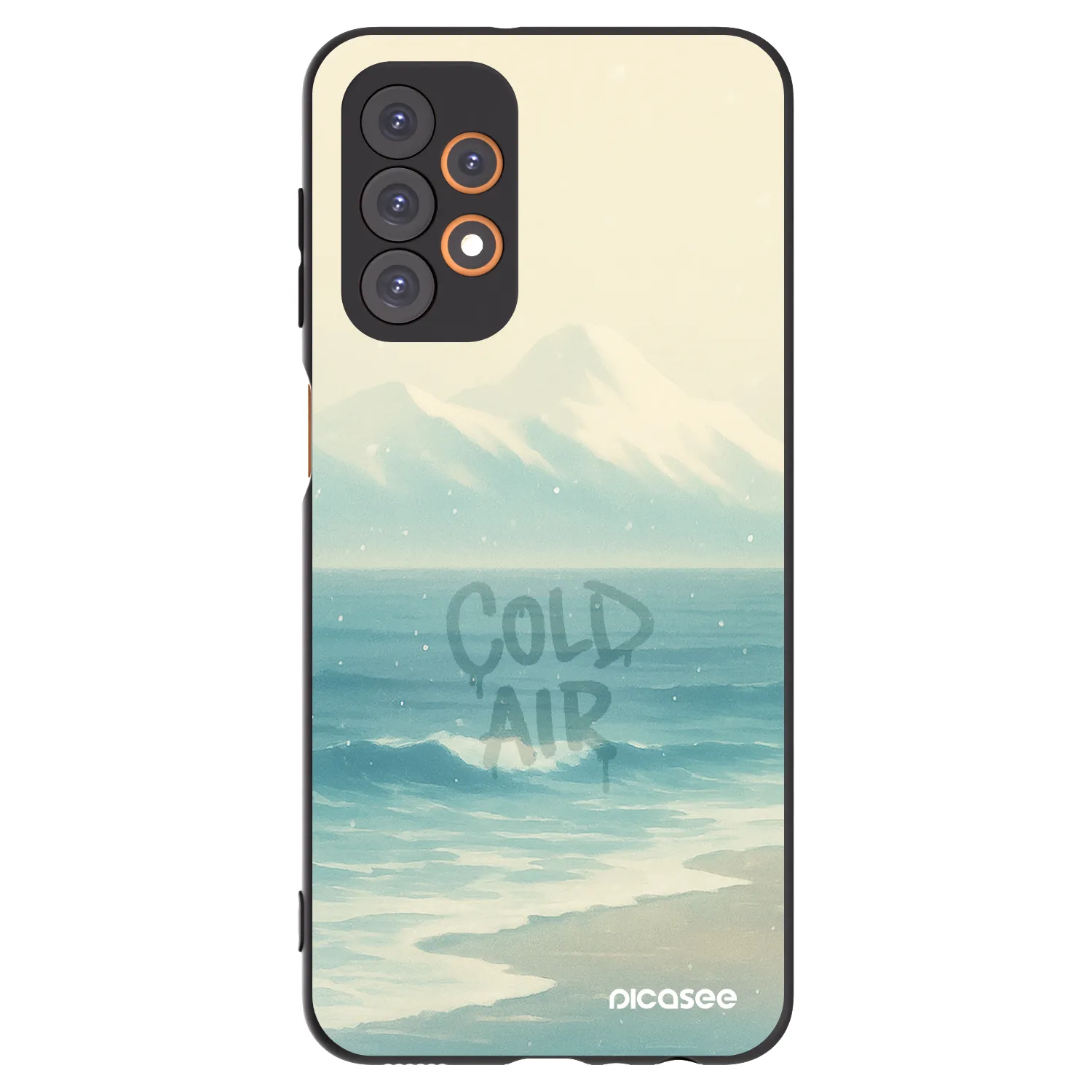 Picasee fekete szilikon tok az alábbi mobiltelefonokra Samsung Galaxy A23 A236B 5G - COLD AIR