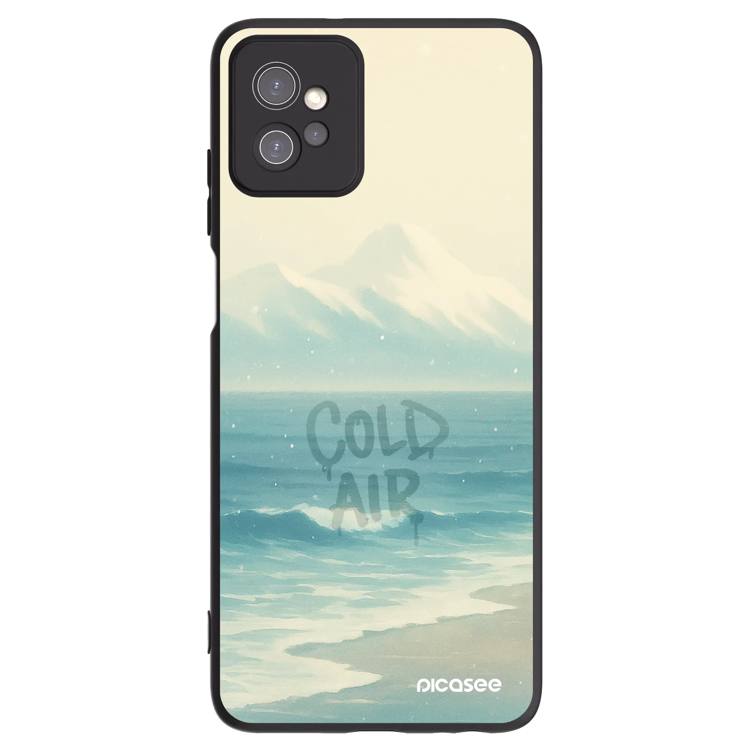 Picasee fekete szilikon tok az alábbi mobiltelefonokra Motorola Moto G32 - COLD AIR