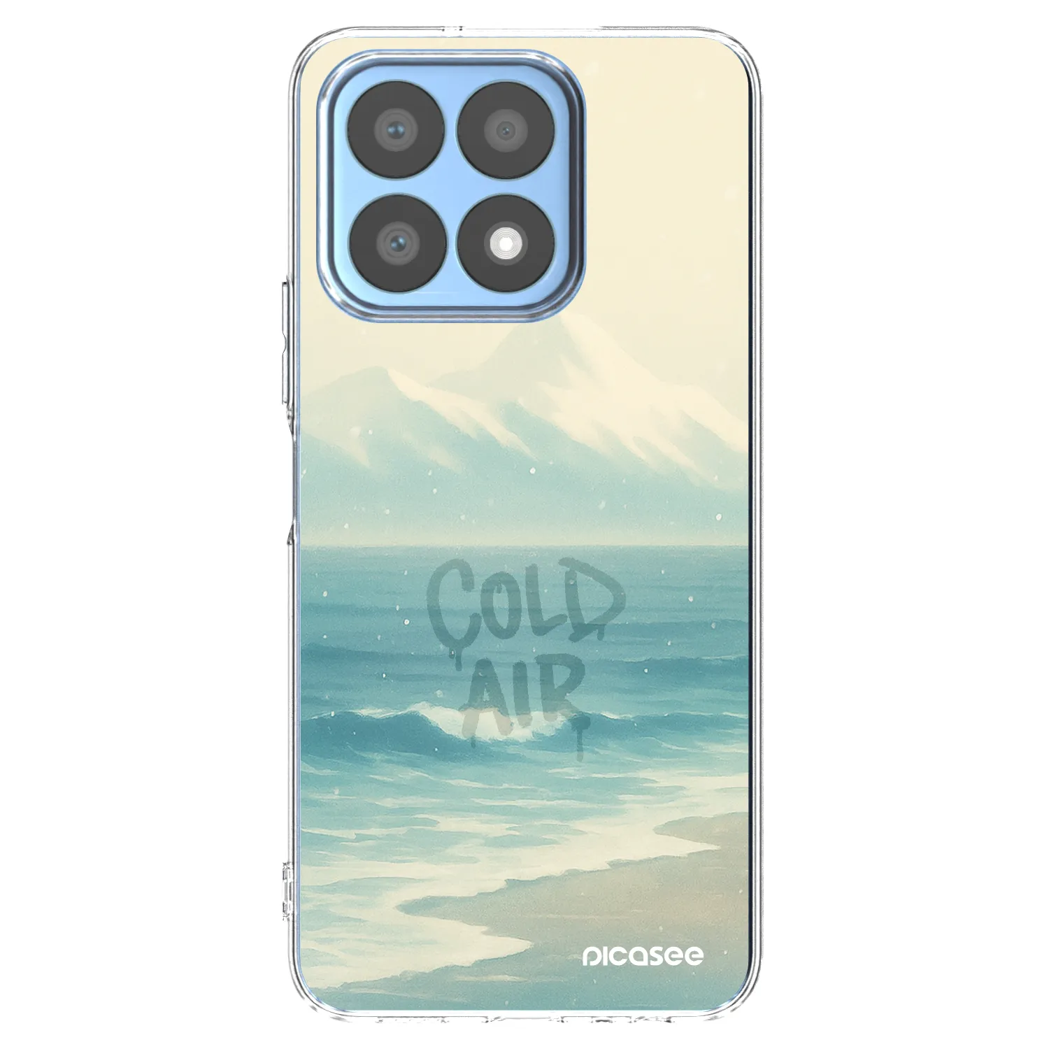 Picasee átlátszó szilikon tok az alábbi mobiltelefonokra Honor X8a - COLD AIR