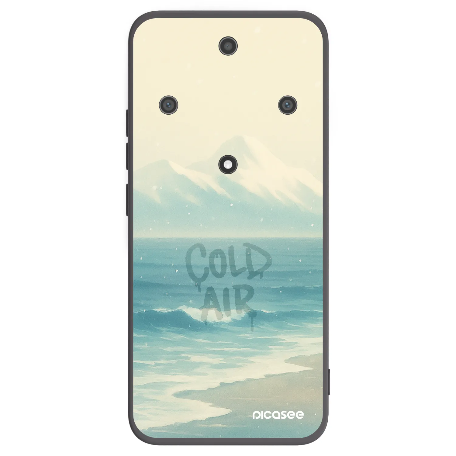 Picasee fekete szilikon tok az alábbi mobiltelefonokra Honor Magic5 Lite 5G - COLD AIR