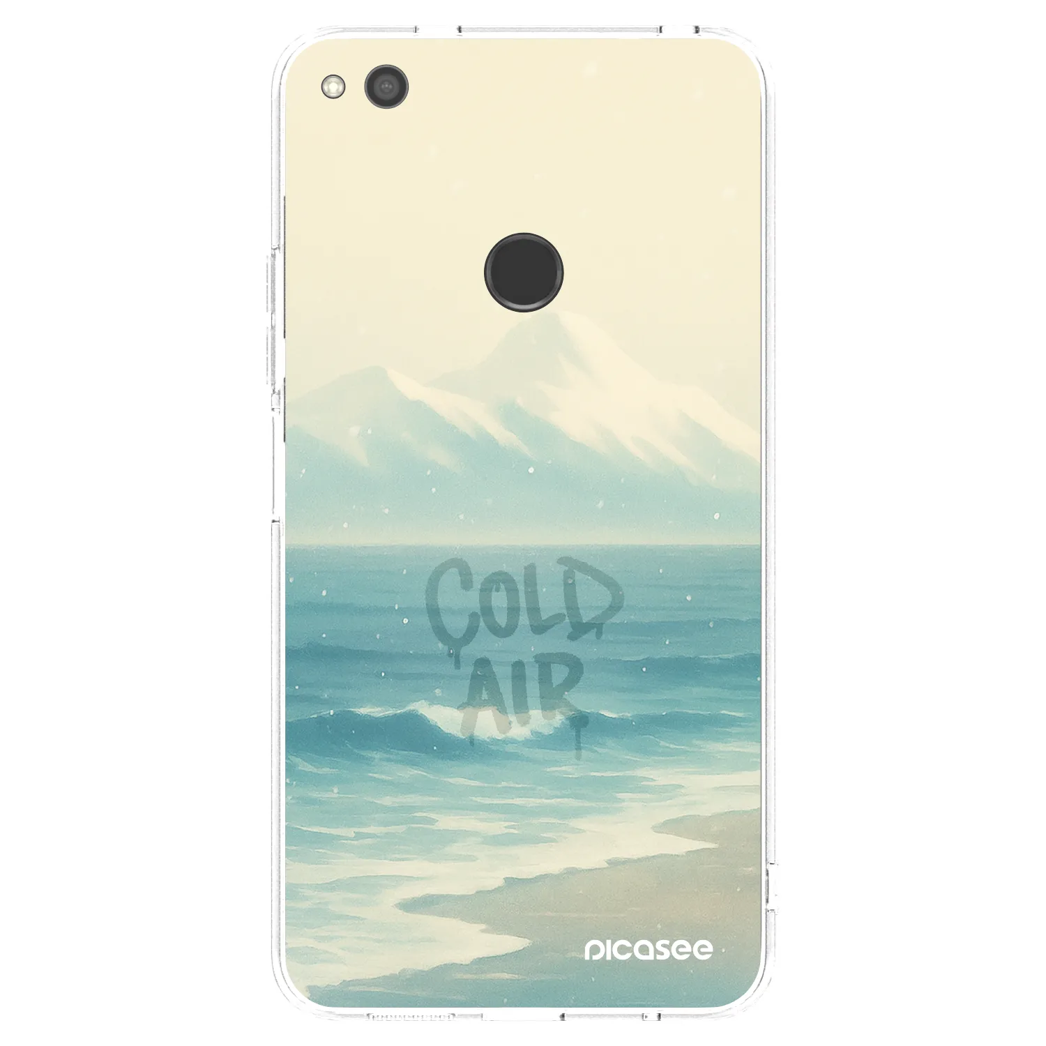 Picasee átlátszó szilikon tok az alábbi mobiltelefonokra Huawei P9 Lite 2017 - COLD AIR