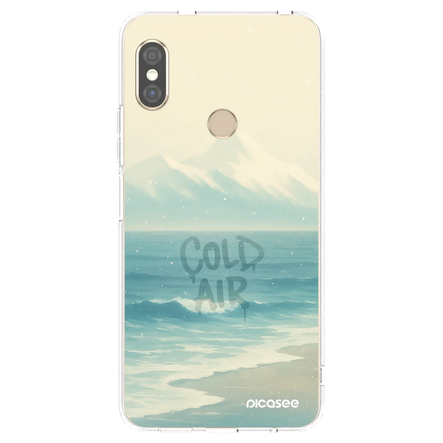 Picasee átlátszó szilikon tok az alábbi mobiltelefonokra Xiaomi Redmi Note 5 Global - COLD AIR