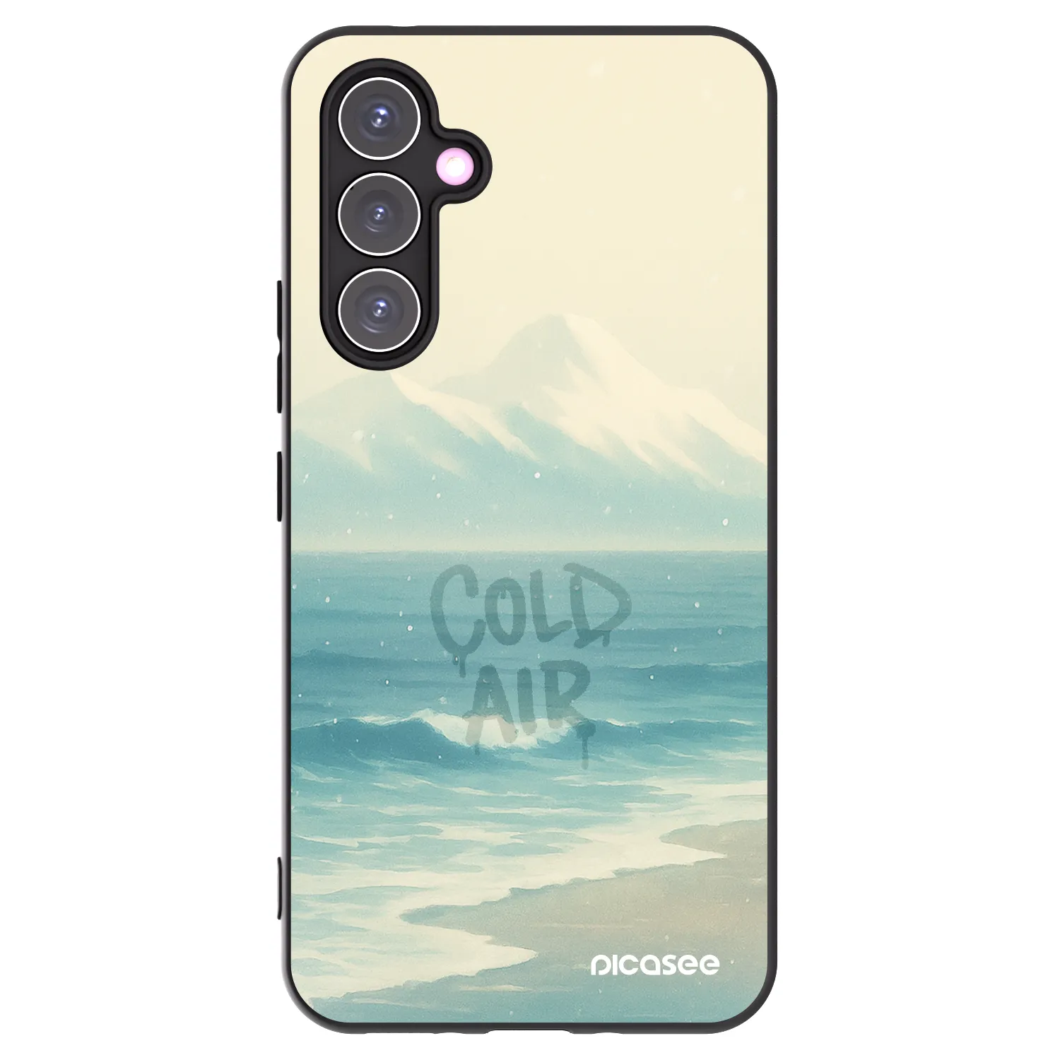 Picasee fekete szilikon tok az alábbi mobiltelefonokra Samsung Galaxy A54 5G A546B - COLD AIR