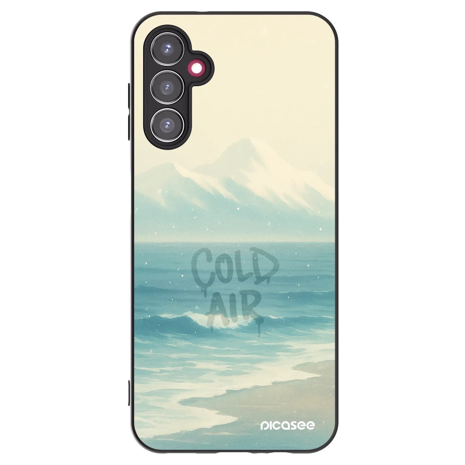 Picasee fekete szilikon tok az alábbi mobiltelefonokra Samsung Galaxy A14 5G A146P - COLD AIR