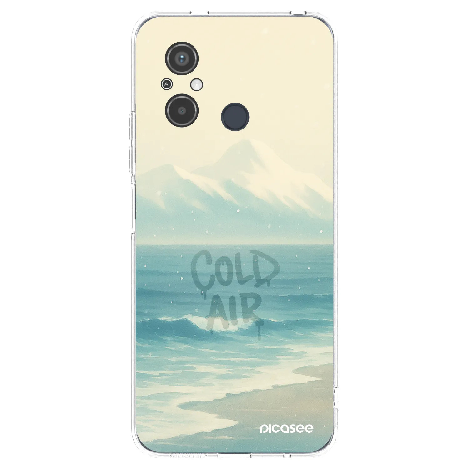 Picasee átlátszó szilikon tok az alábbi mobiltelefonokra Xiaomi Redmi 12C - COLD AIR