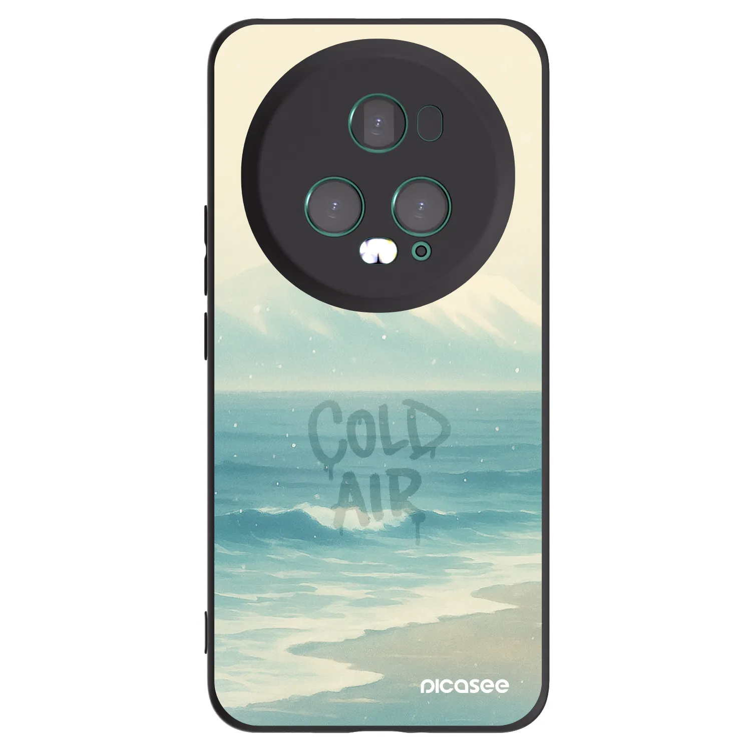 Picasee fekete szilikon tok az alábbi mobiltelefonokra Honor Magic5 Pro - COLD AIR