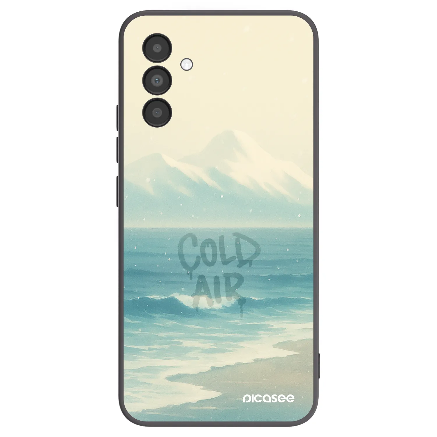 Picasee fekete szilikon tok az alábbi mobiltelefonokra Samsung Galaxy A04s A047F - COLD AIR