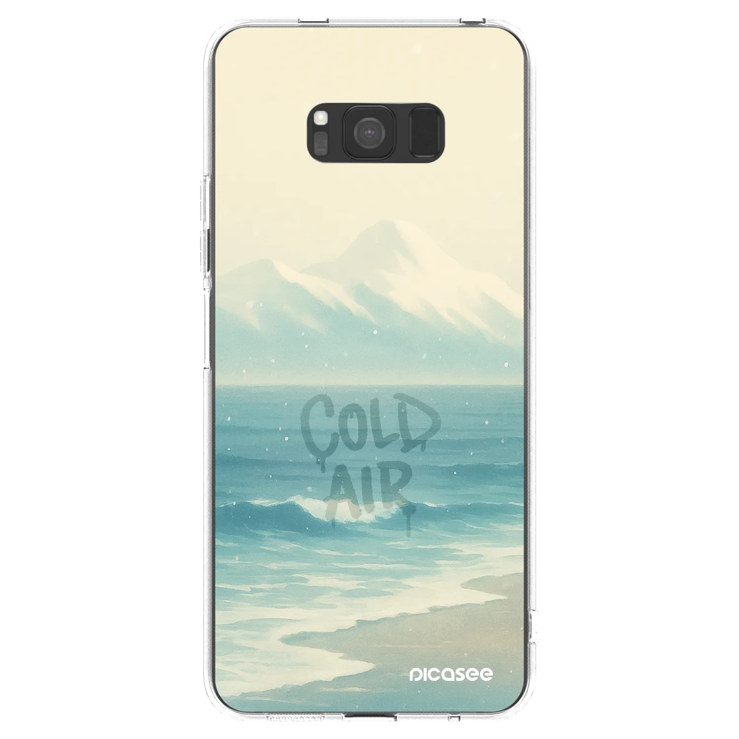 Picasee átlátszó szilikon tok az alábbi mobiltelefonokra Samsung Galaxy S8 G950F - COLD AIR