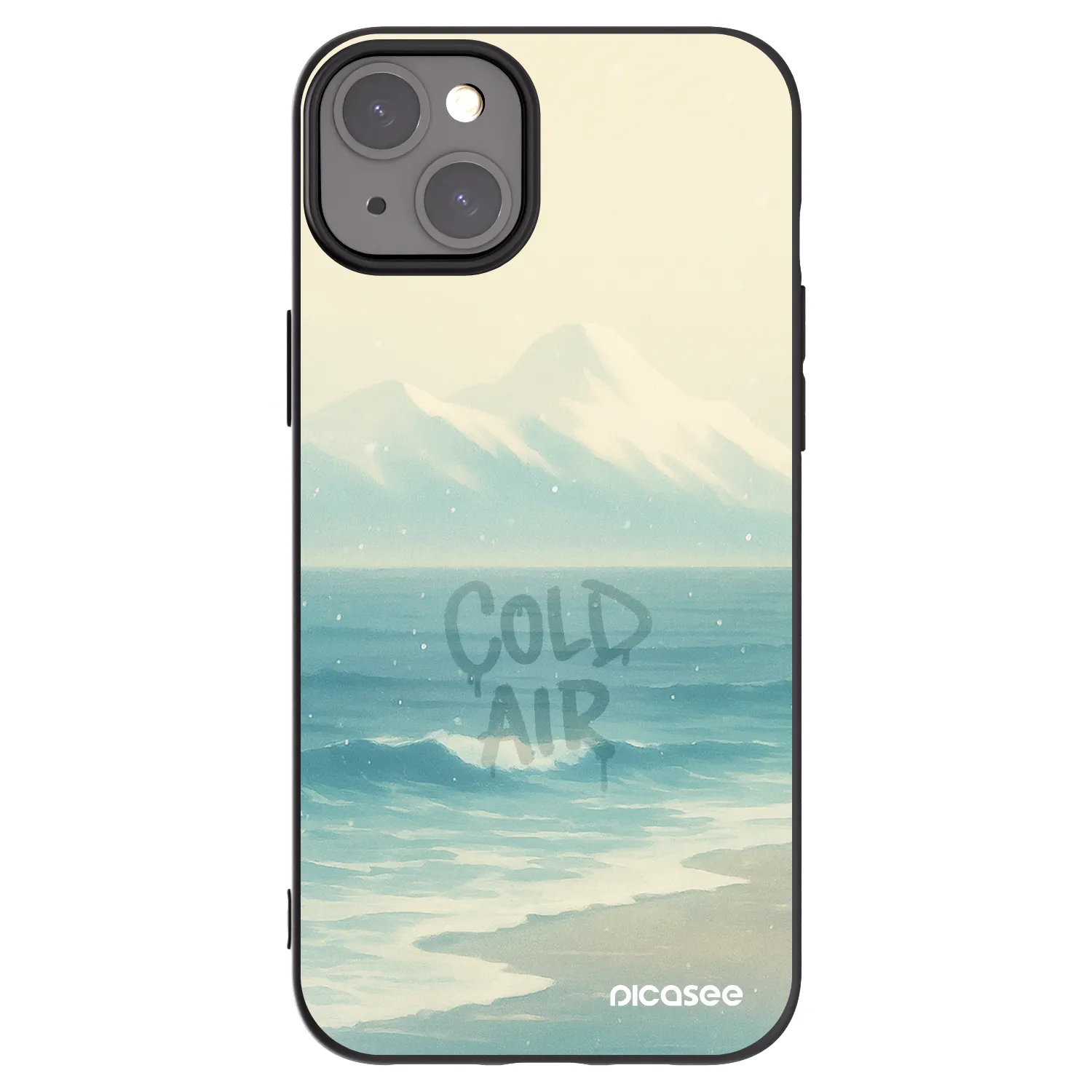 Picasee fekete szilikon tok az alábbi mobiltelefonokra Apple iPhone 15 Plus - COLD AIR
