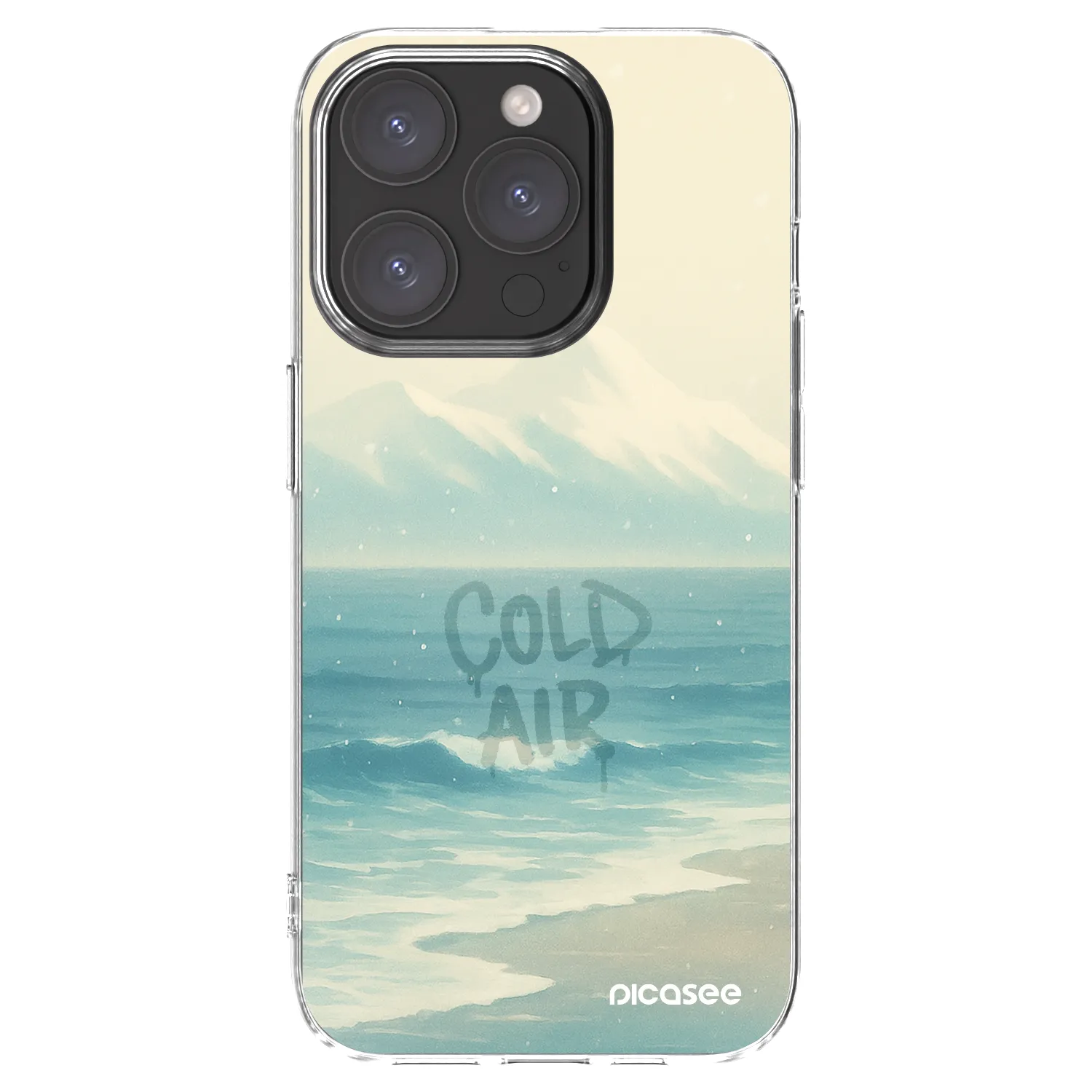 Picasee átlátszó szilikon tok az alábbi mobiltelefonokra Apple iPhone 15 Pro - COLD AIR