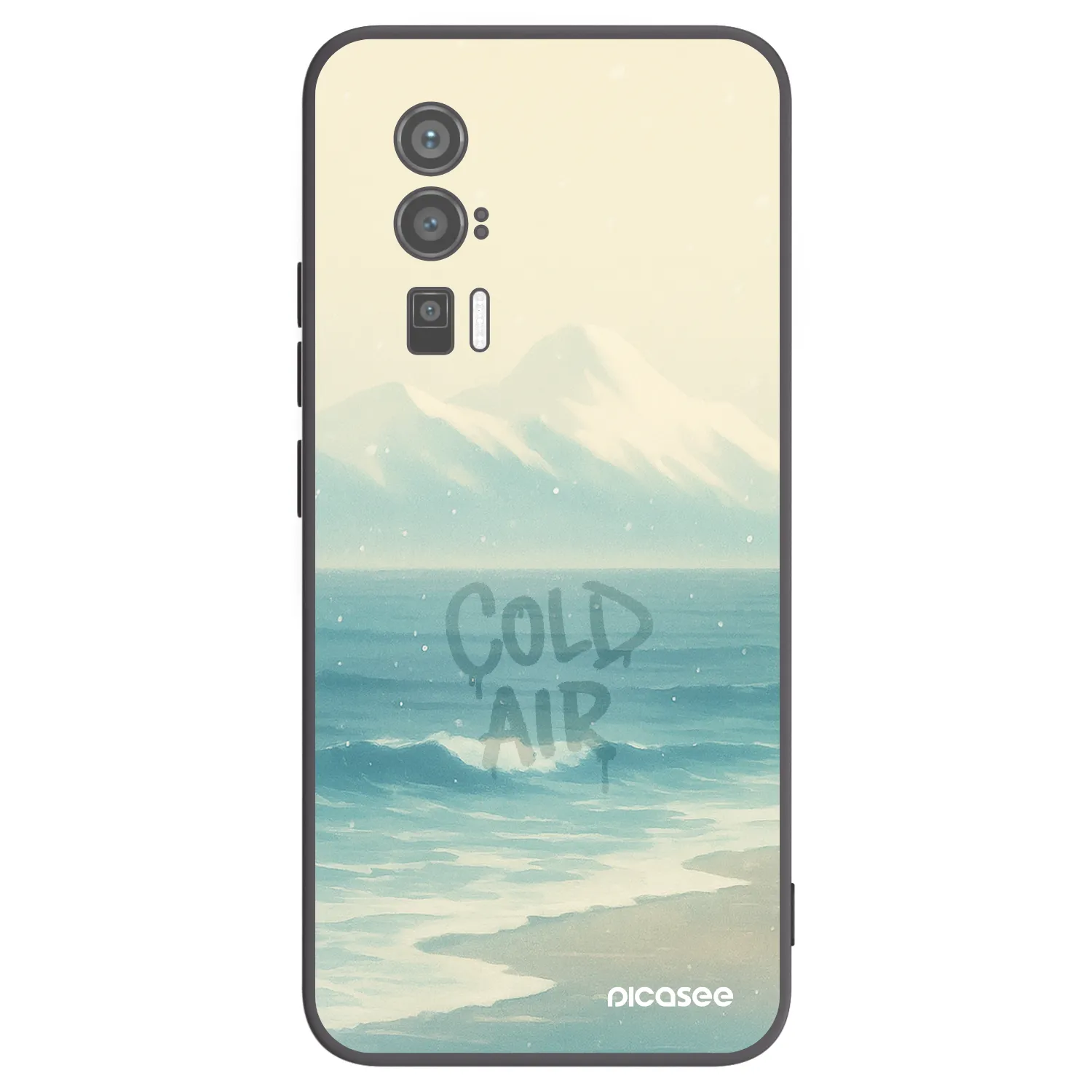 Picasee fekete szilikon tok az alábbi mobiltelefonokra Xiaomi Poco F5 Pro 5G - COLD AIR
