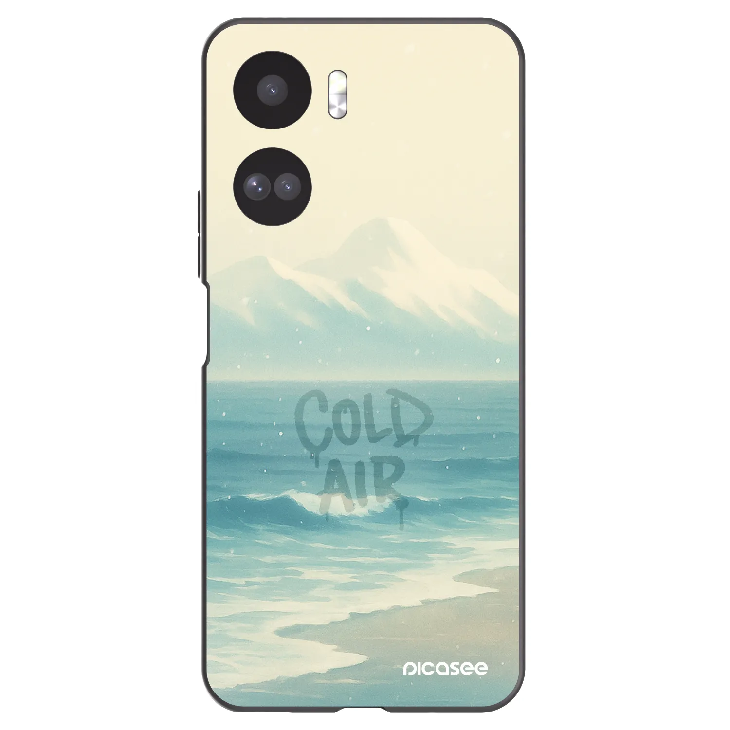 Picasee fekete szilikon tok az alábbi mobiltelefonokra Honor 90 Lite 5G - COLD AIR