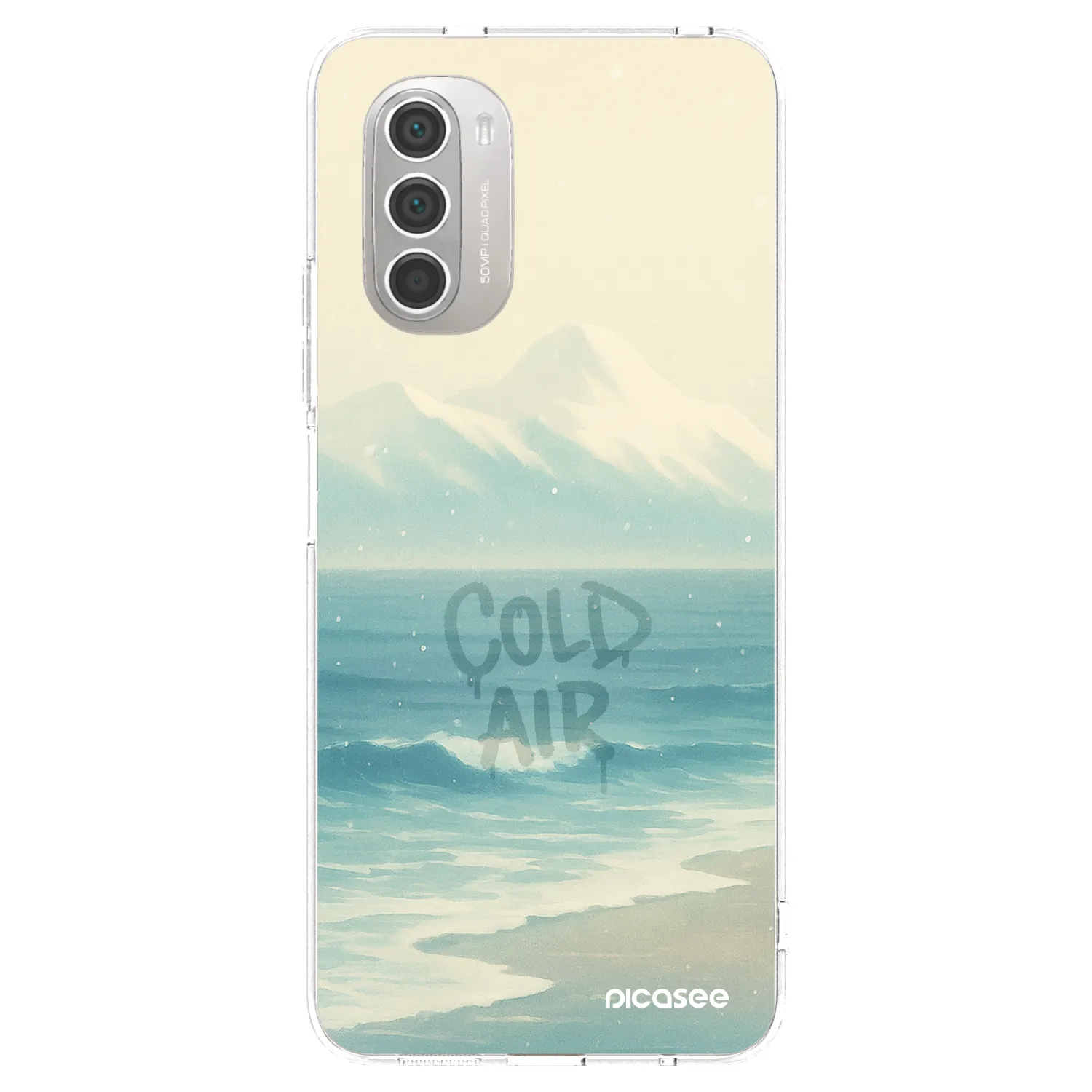 Picasee átlátszó szilikon tok az alábbi mobiltelefonokra Motorola Moto G51 - COLD AIR