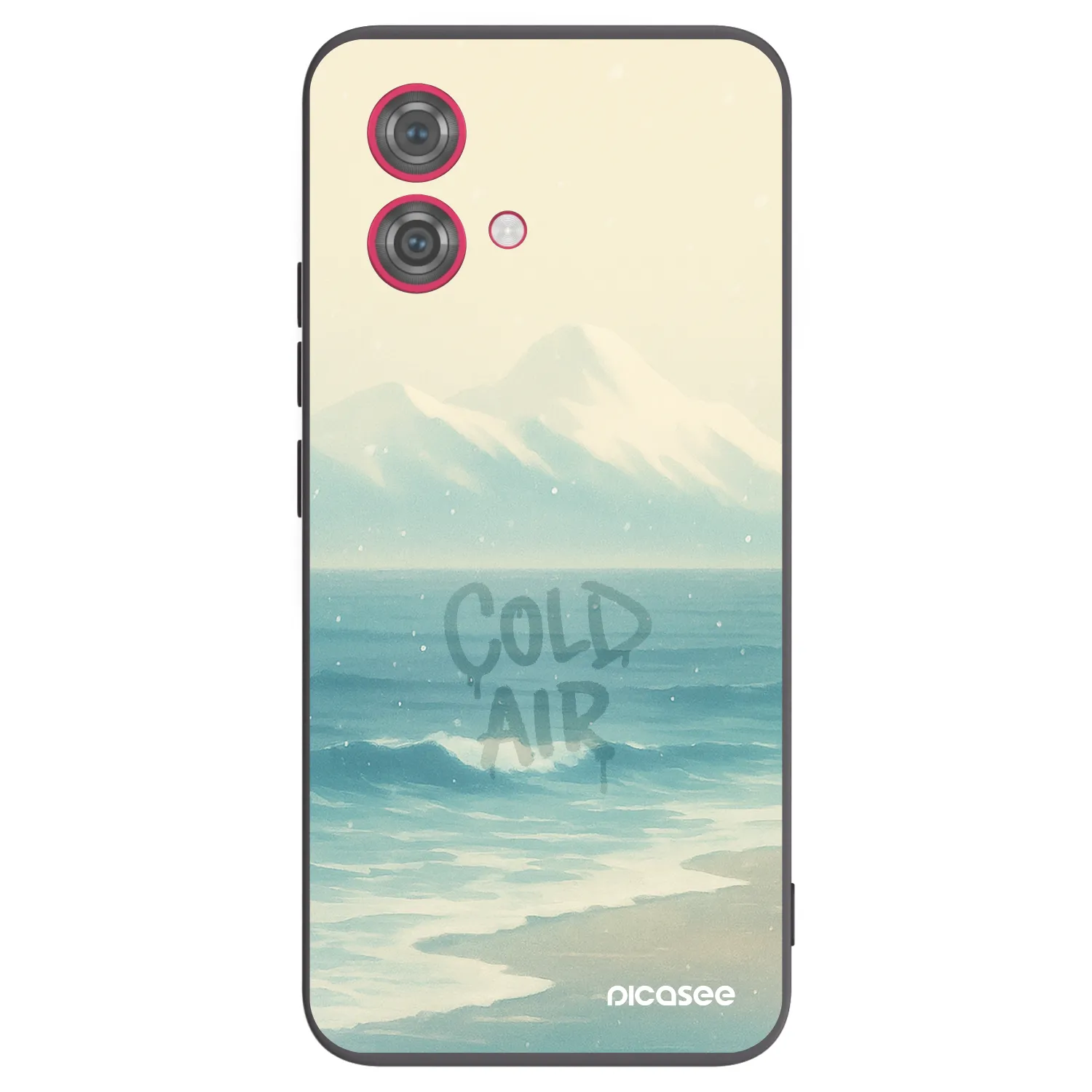 Picasee fekete szilikon tok az alábbi mobiltelefonokra Motorola Moto G84 5G - COLD AIR