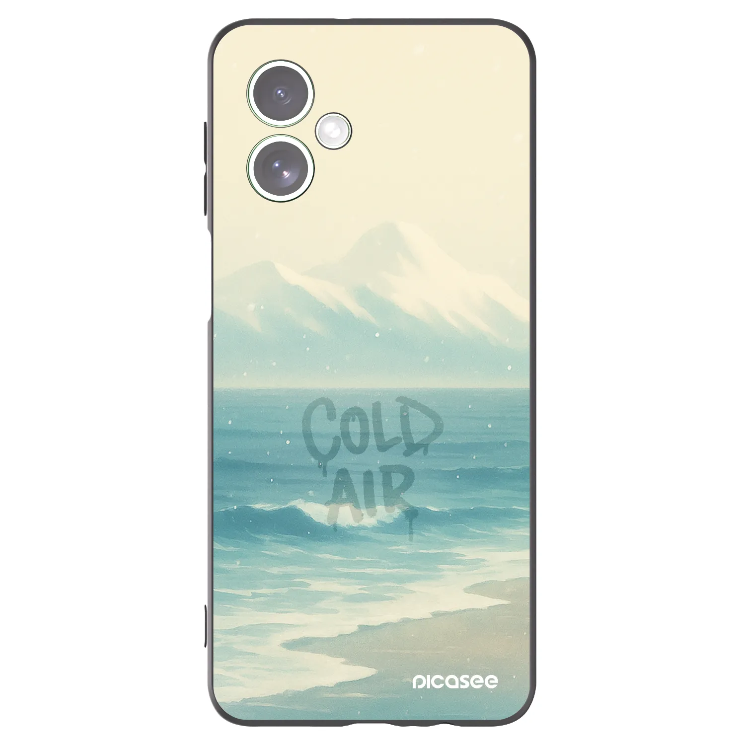 Picasee fekete szilikon tok az alábbi mobiltelefonokra Motorola Moto G54 5G - COLD AIR