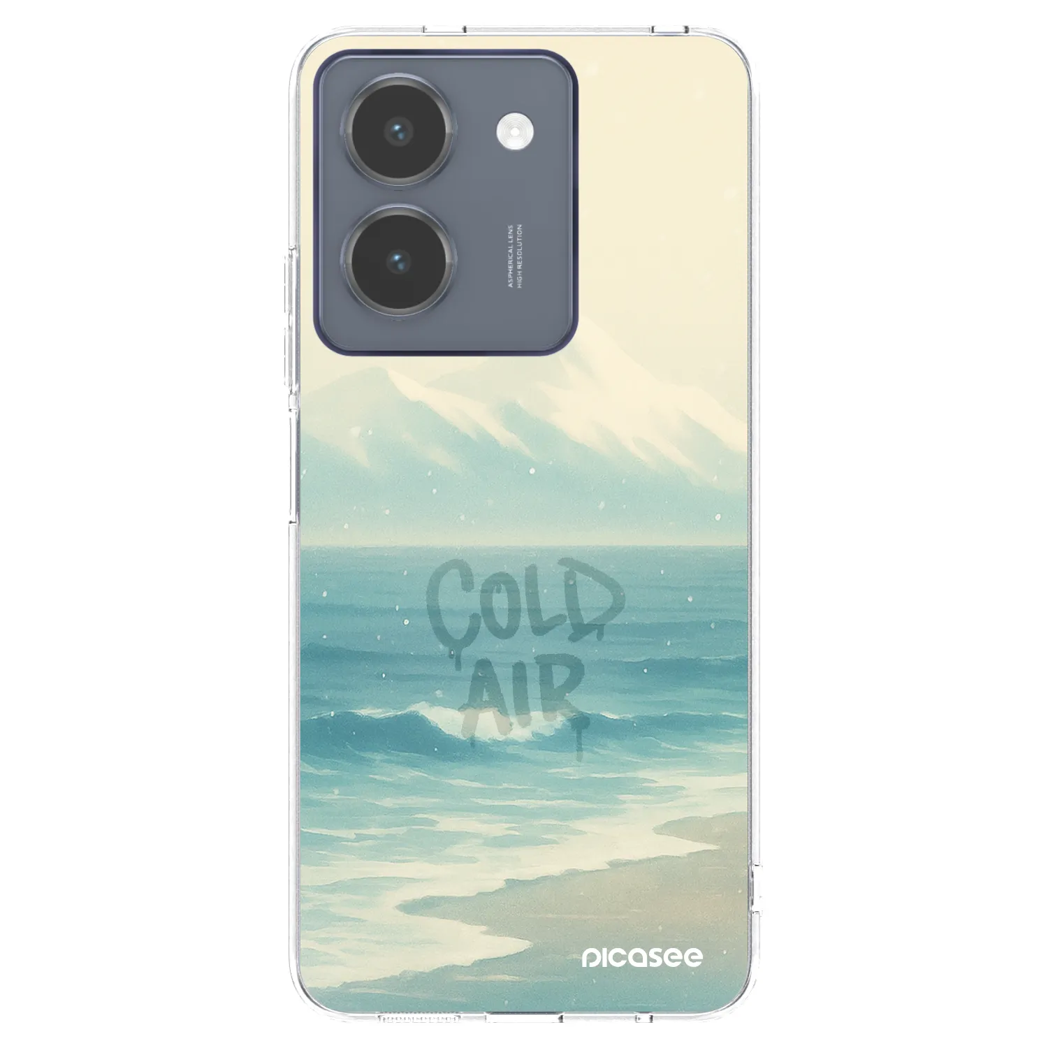 Picasee átlátszó szilikon tok az alábbi mobiltelefonokra Vivo Y36 4G - COLD AIR