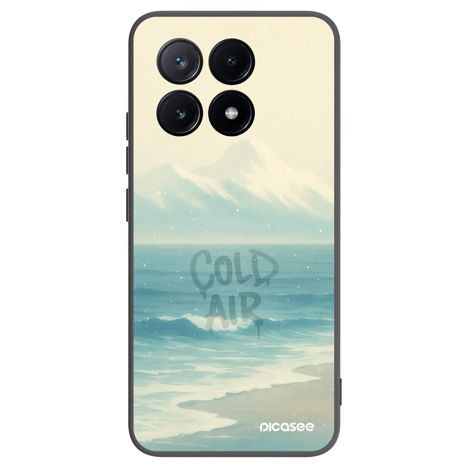 Picasee fekete szilikon tok az alábbi mobiltelefonokra Xiaomi Poco X6 Pro - COLD AIR