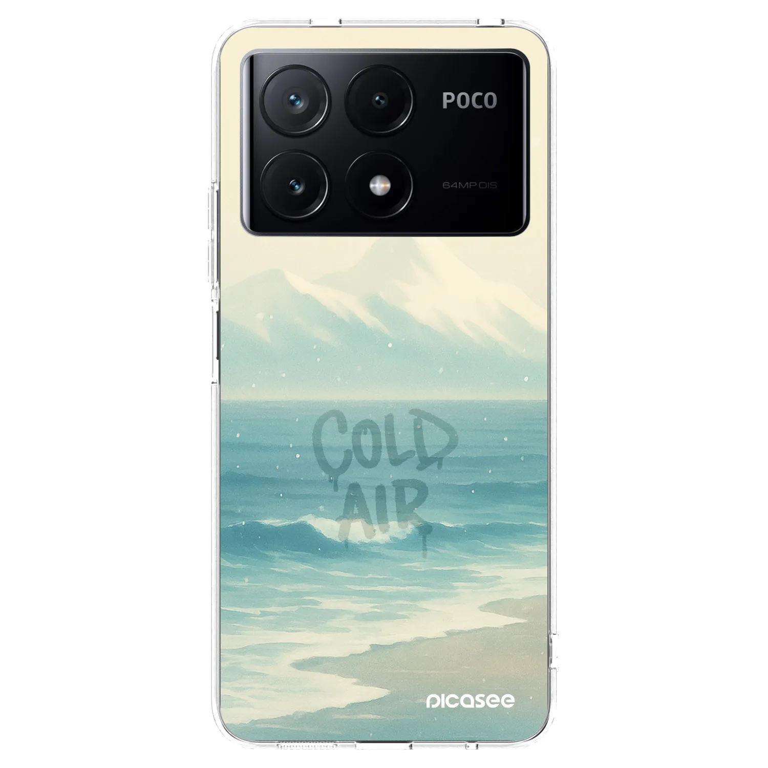 Picasee átlátszó szilikon tok az alábbi mobiltelefonokra Xiaomi Poco X6 Pro - COLD AIR