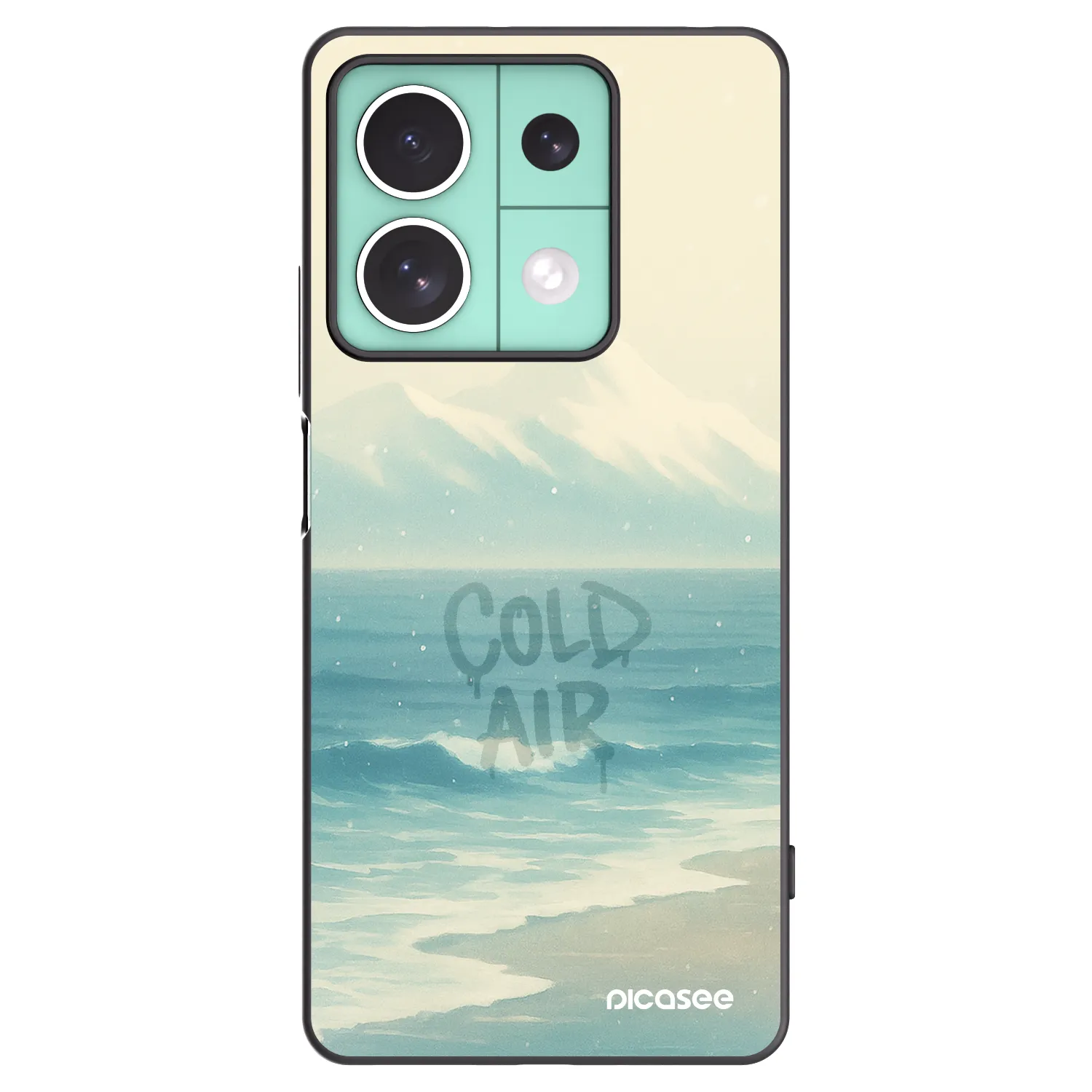 Picasee fekete szilikon tok az alábbi mobiltelefonokra Xiaomi Redmi Note 13 5G - COLD AIR