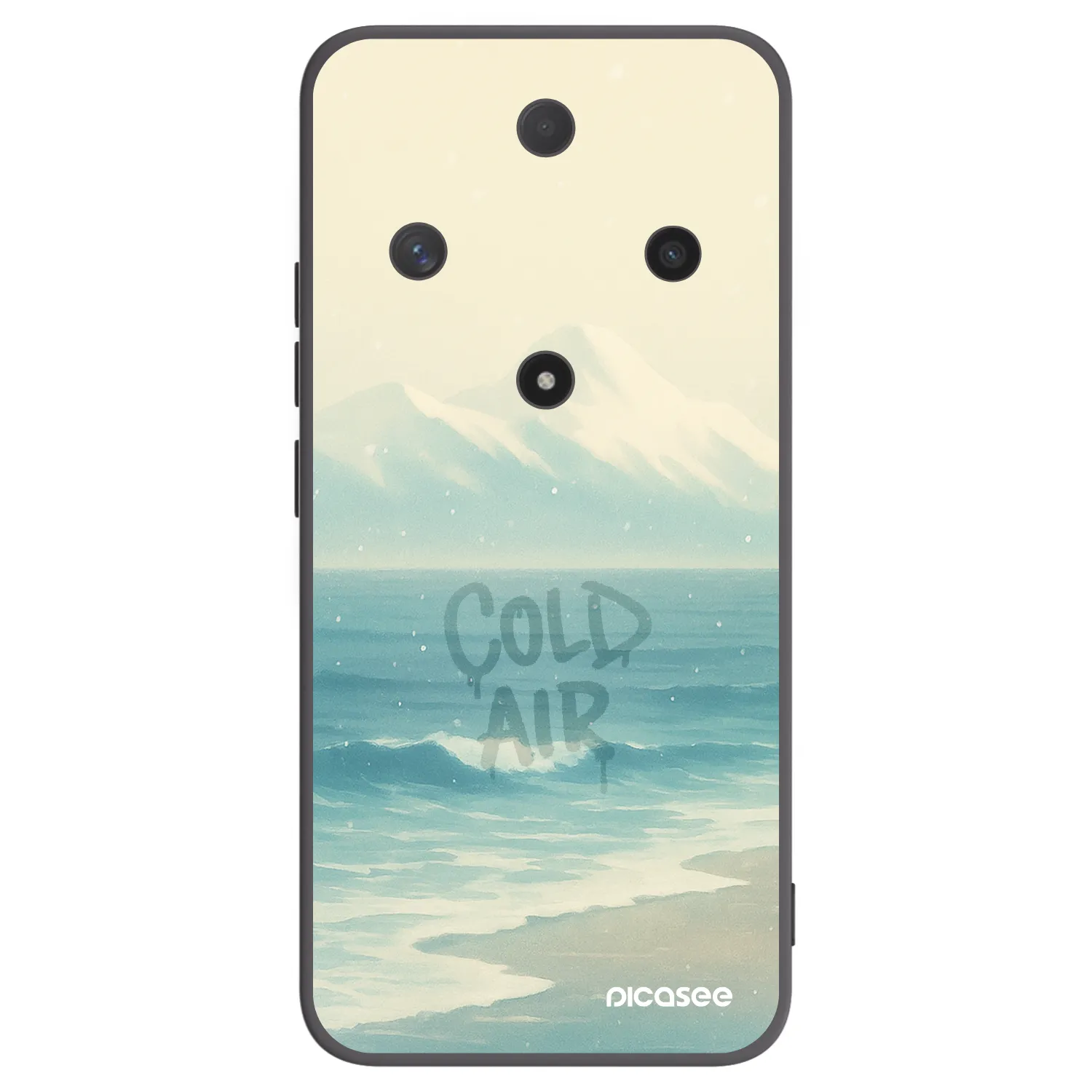 Picasee fekete szilikon tok az alábbi mobiltelefonokra Honor Magic6 Lite 5G - COLD AIR