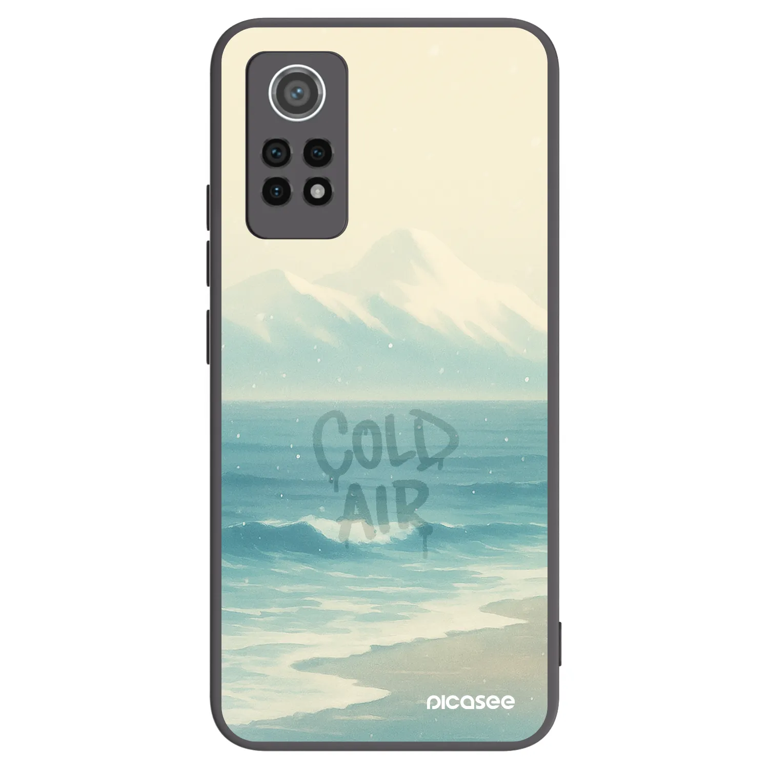 Picasee fekete szilikon tok az alábbi mobiltelefonokra Xiaomi Redmi Note 12 Pro 4G - COLD AIR