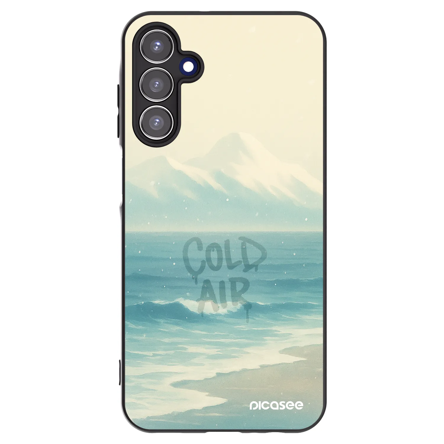 Picasee fekete szilikon tok az alábbi mobiltelefonokra Samsung Galaxy A15 A156B 5G - COLD AIR