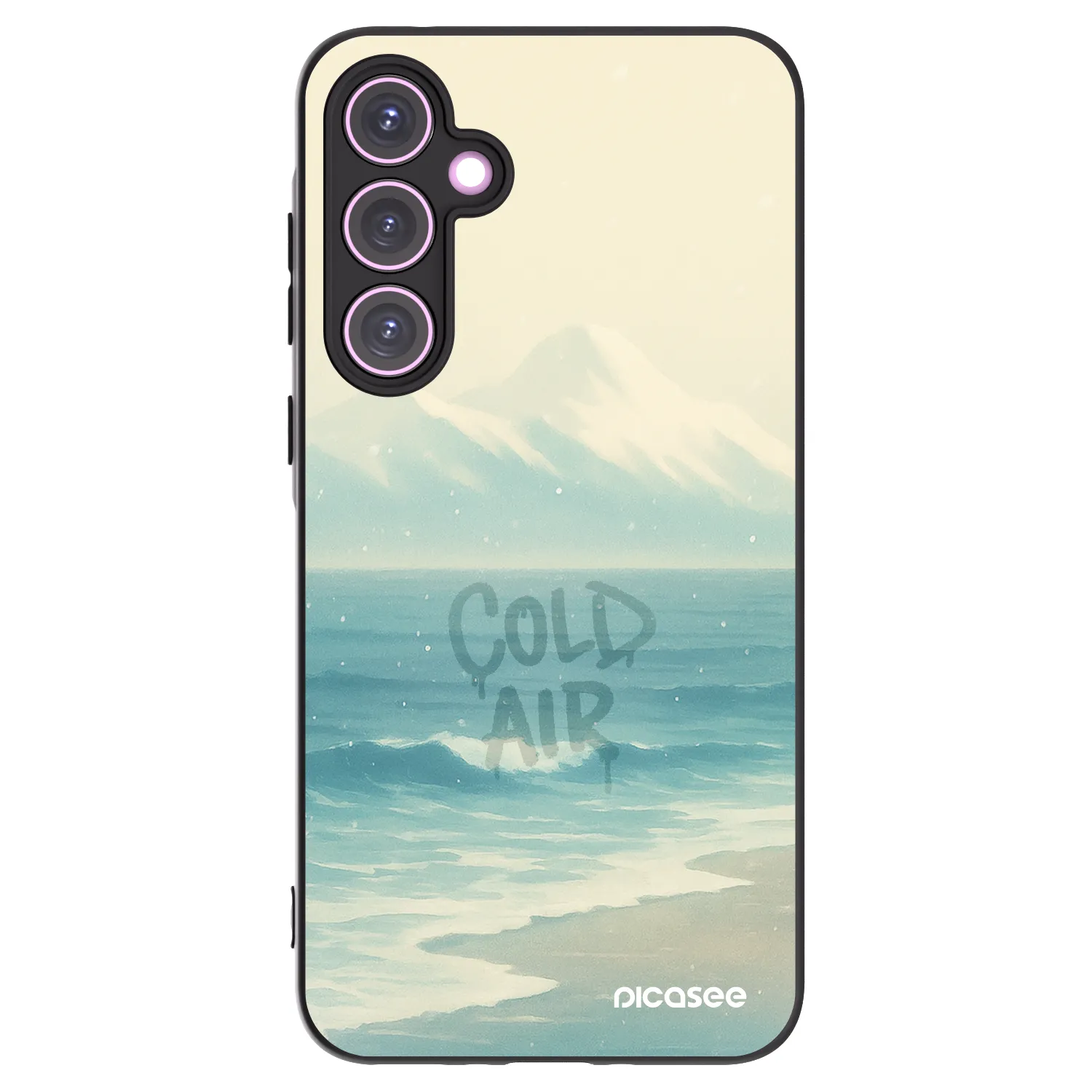 Picasee fekete szilikon tok az alábbi mobiltelefonokra Samsung Galaxy A35 5G A356B - COLD AIR