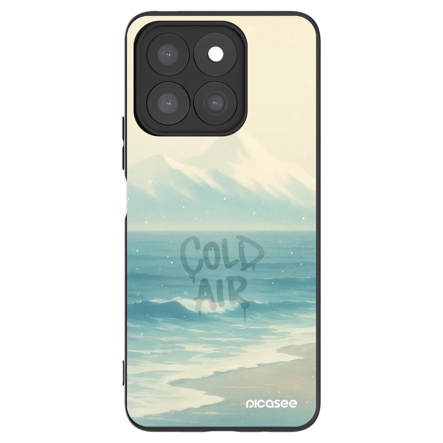Picasee fekete szilikon tok az alábbi mobiltelefonokra Honor X8b - COLD AIR