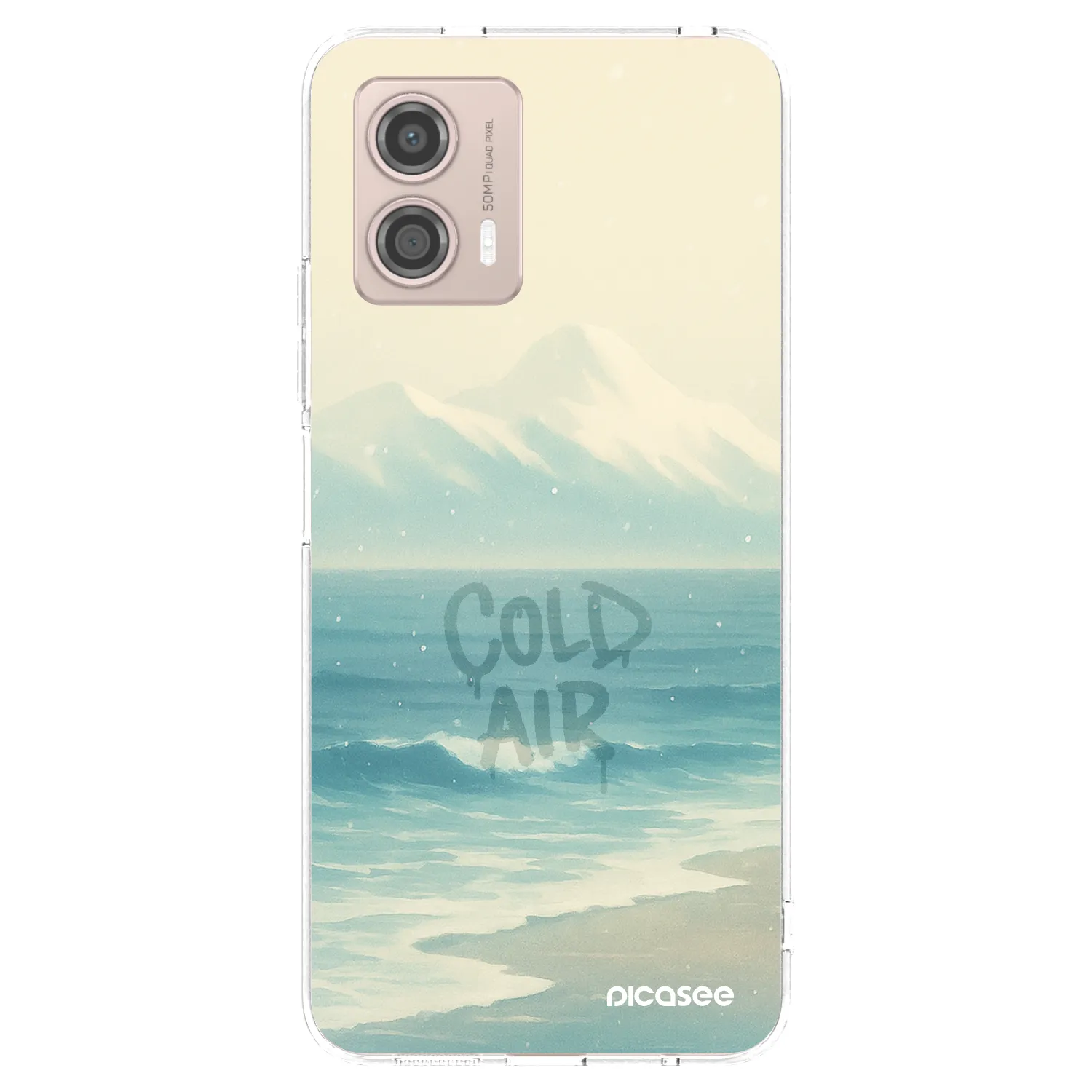 Picasee átlátszó szilikon tok az alábbi mobiltelefonokra Motorola Moto G53 5G - COLD AIR