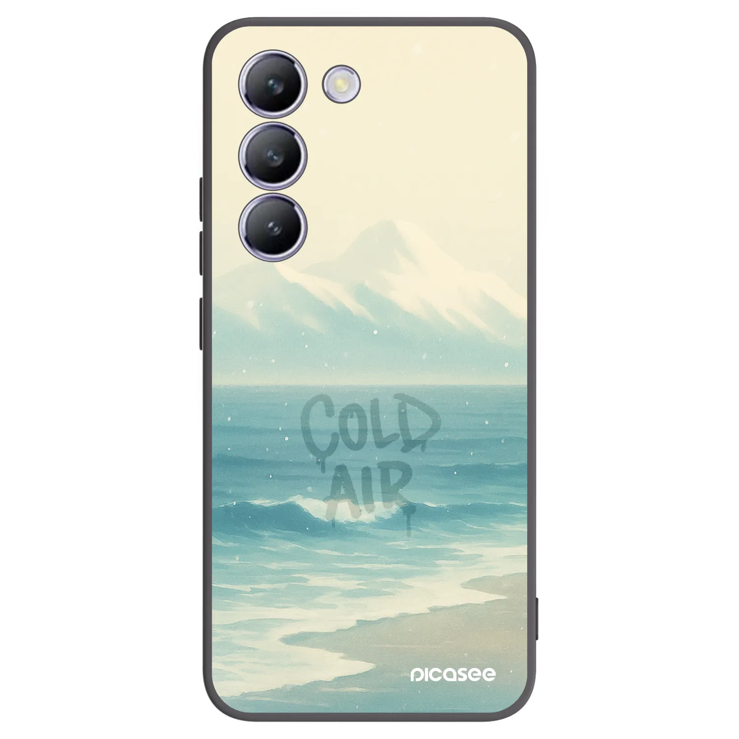 Picasee fekete szilikon tok az alábbi mobiltelefonokra Vivo V40 SE 5G - COLD AIR