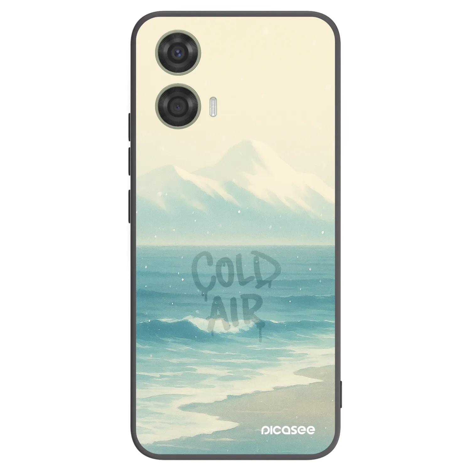 Picasee fekete szilikon tok az alábbi mobiltelefonokra Motorola Moto G24 - COLD AIR