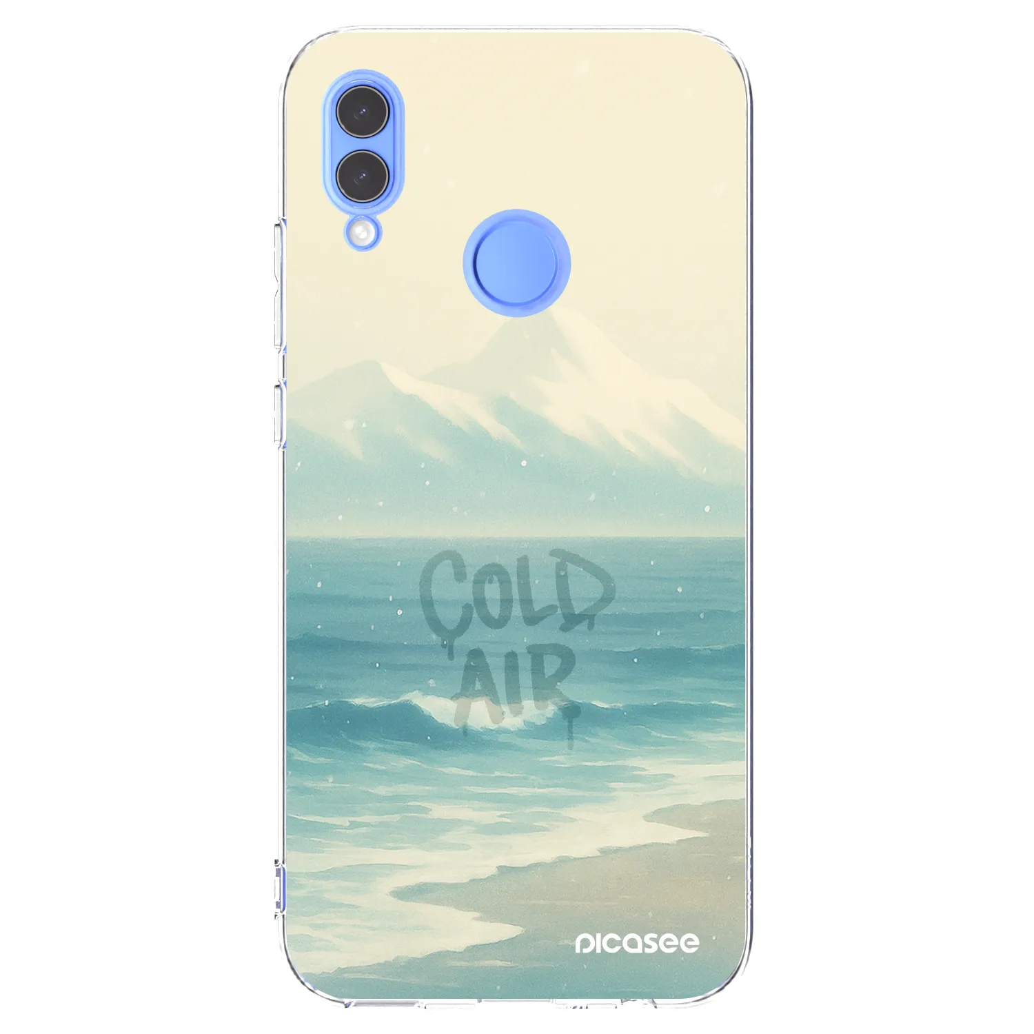 Picasee átlátszó szilikon tok az alábbi mobiltelefonokra Huawei P Smart 2019 - COLD AIR