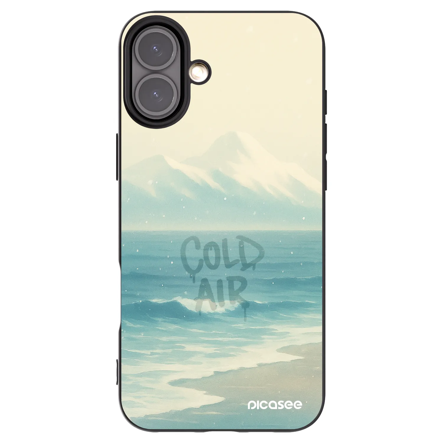 Picasee fekete szilikon tok az alábbi mobiltelefonokra Apple iPhone 16 Plus - COLD AIR