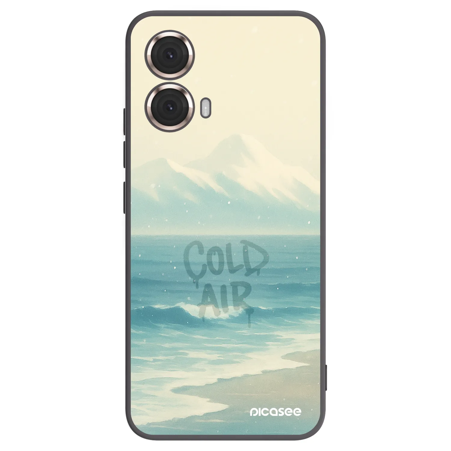 Picasee fekete szilikon tok az alábbi mobiltelefonokra Motorola Moto G85 - COLD AIR