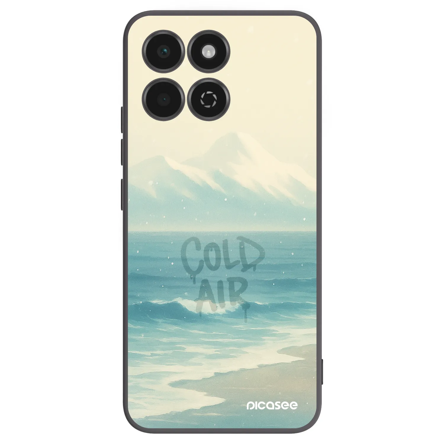 Picasee fekete szilikon tok az alábbi mobiltelefonokra Honor 200 Smart 5G - COLD AIR