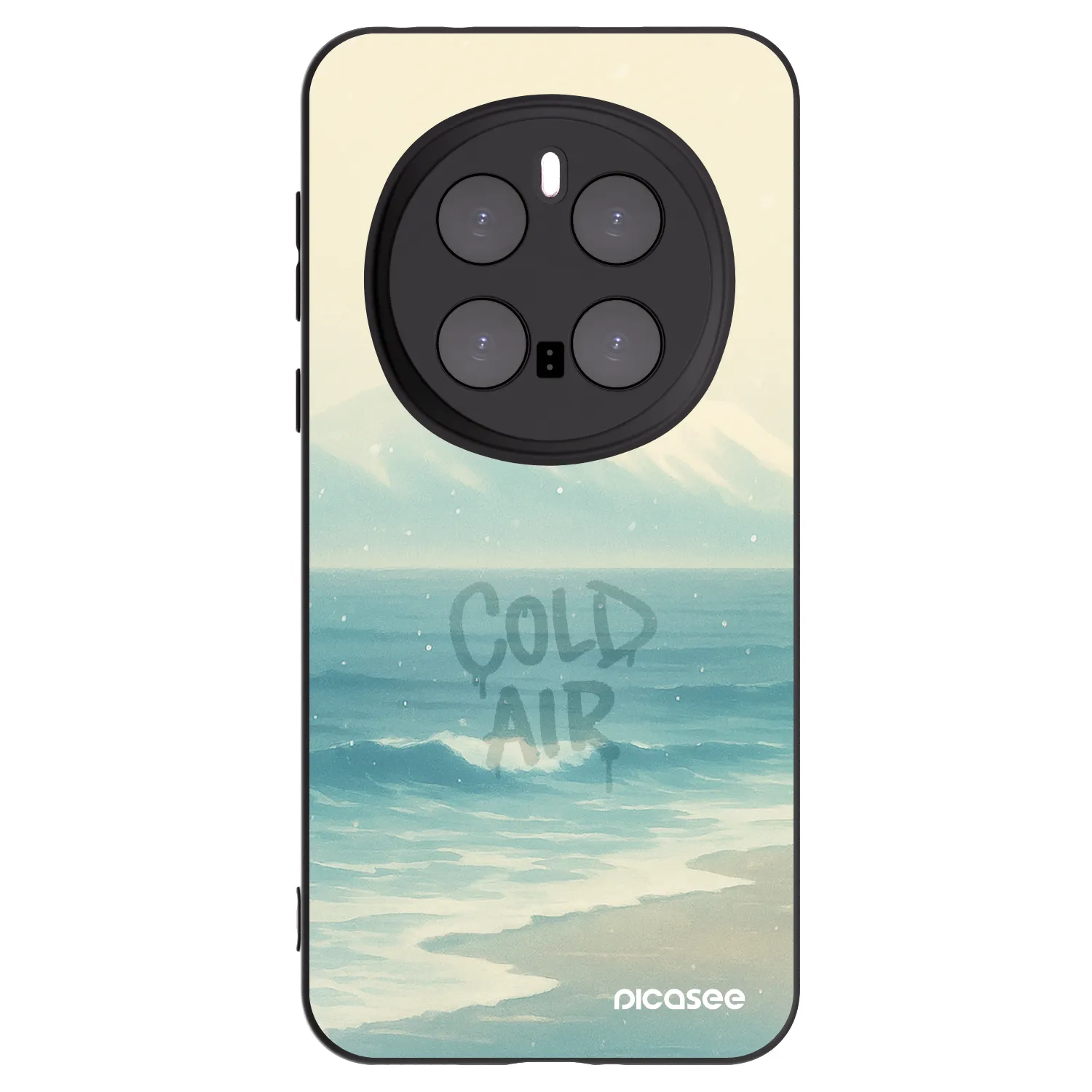 Picasee fekete szilikon tok az alábbi mobiltelefonokra Honor Magic7 Pro 5G - COLD AIR