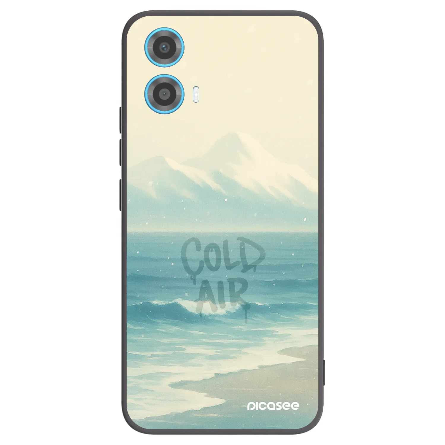 Picasee fekete szilikon tok az alábbi mobiltelefonokra Motorola Moto G34 5G - COLD AIR