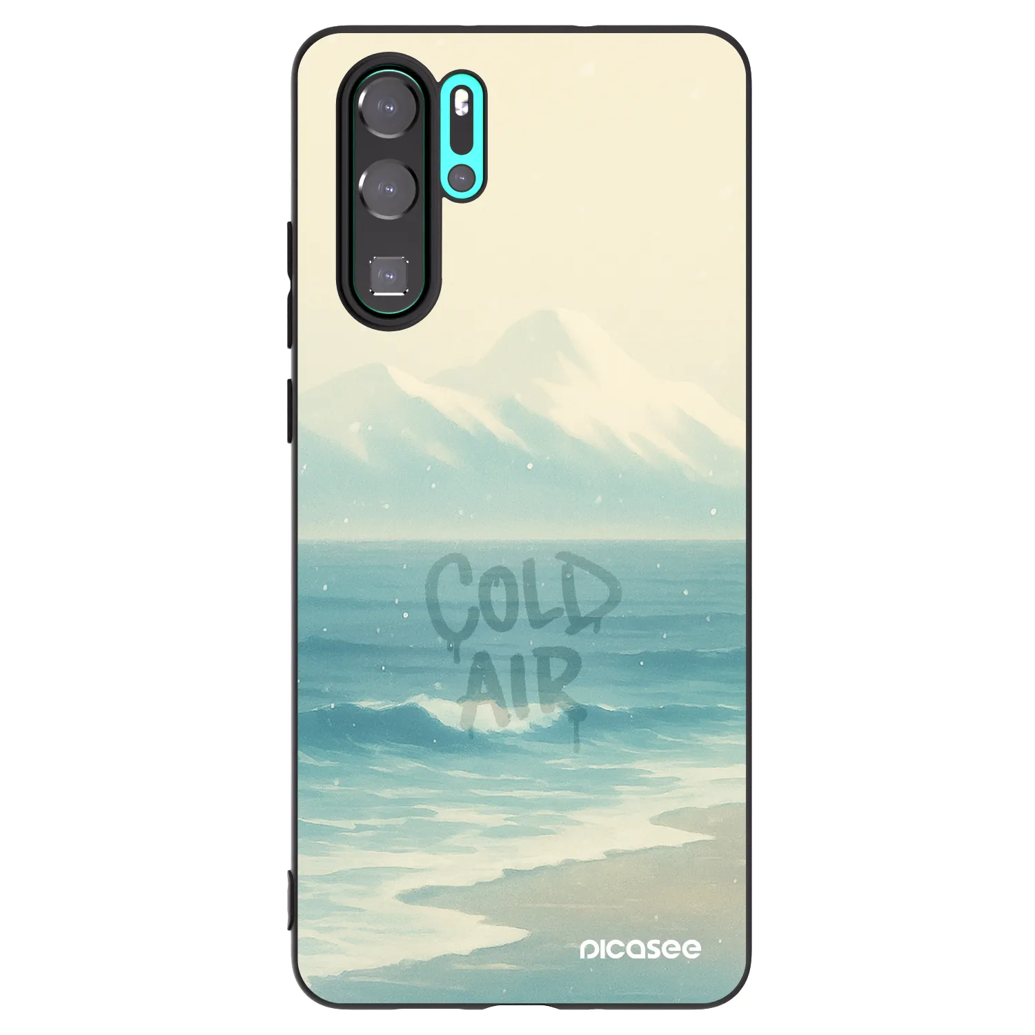 Picasee fekete szilikon tok az alábbi mobiltelefonokra Huawei P30 Pro - COLD AIR