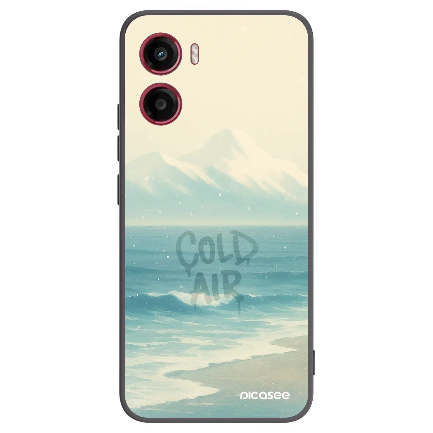 Picasee fekete szilikon tok az alábbi mobiltelefonokra Motorola Moto G05 - COLD AIR