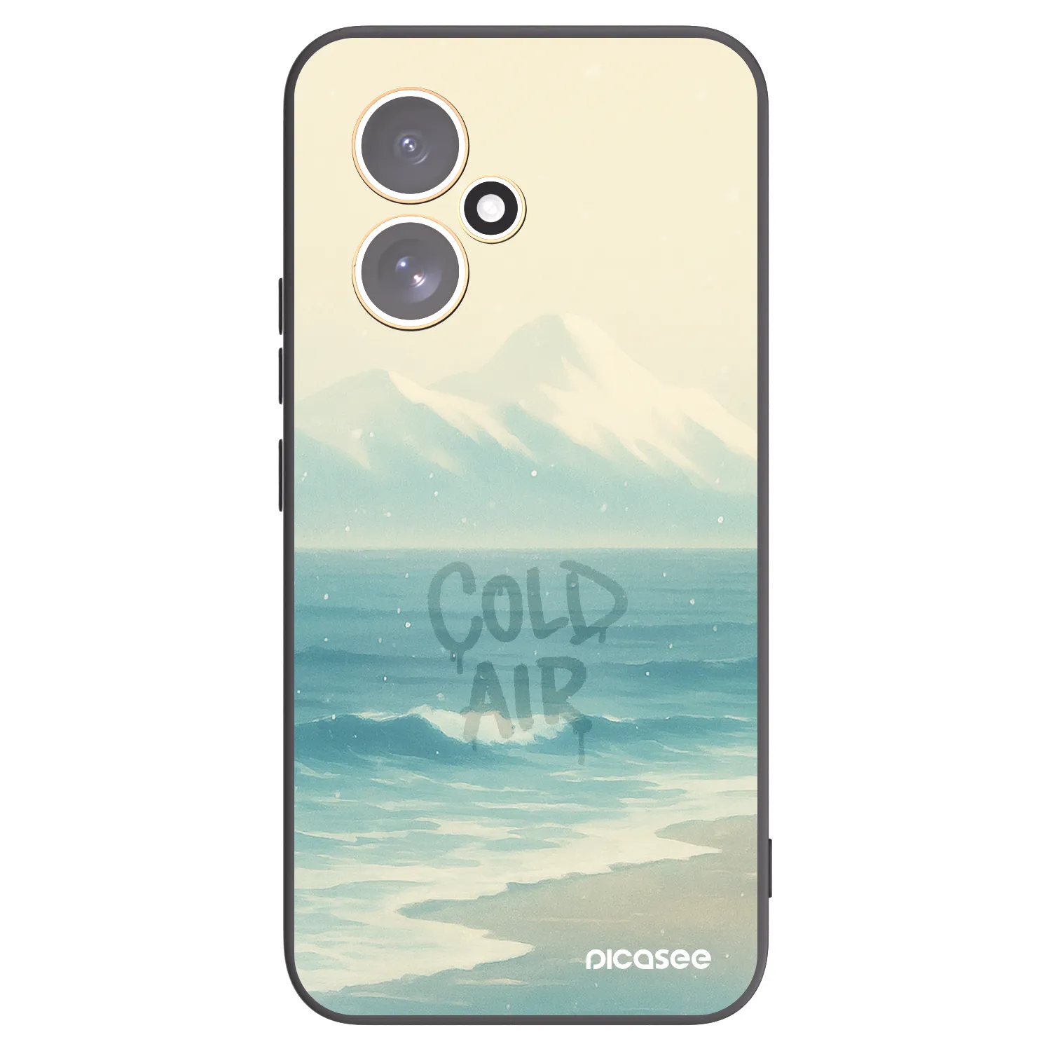 Picasee fekete szilikon tok az alábbi mobiltelefonokra Honor 400 5G - COLD AIR