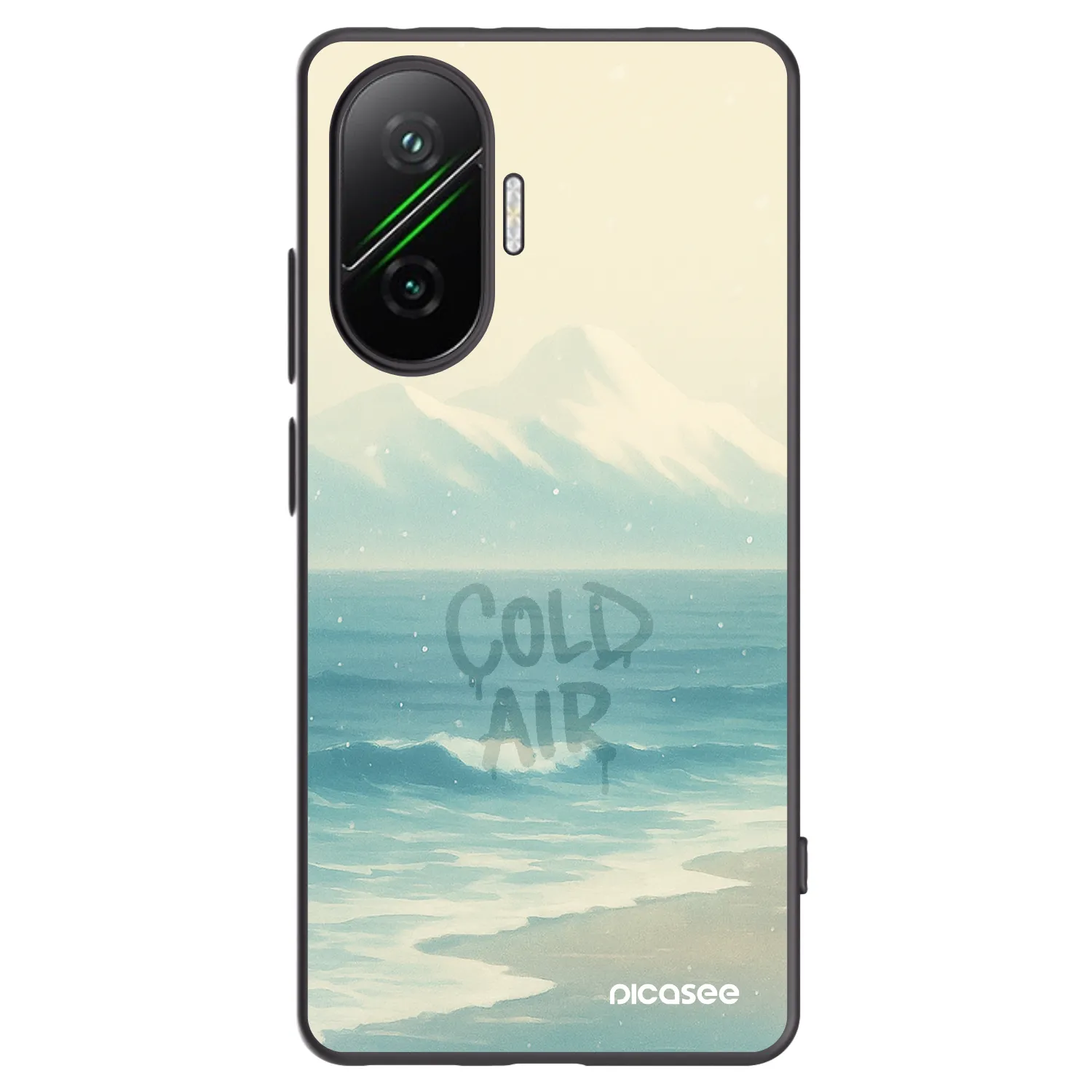 Picasee fekete szilikon tok az alábbi mobiltelefonokra Xiaomi Poco F7 5G - COLD AIR