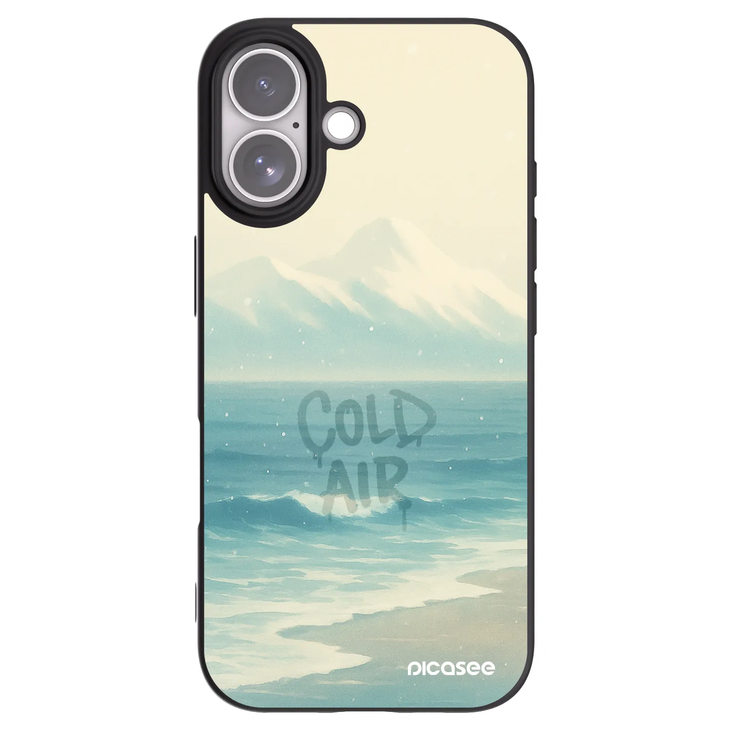 Picasee fekete szilikon tok az alábbi mobiltelefonokra Apple iPhone 17 - COLD AIR