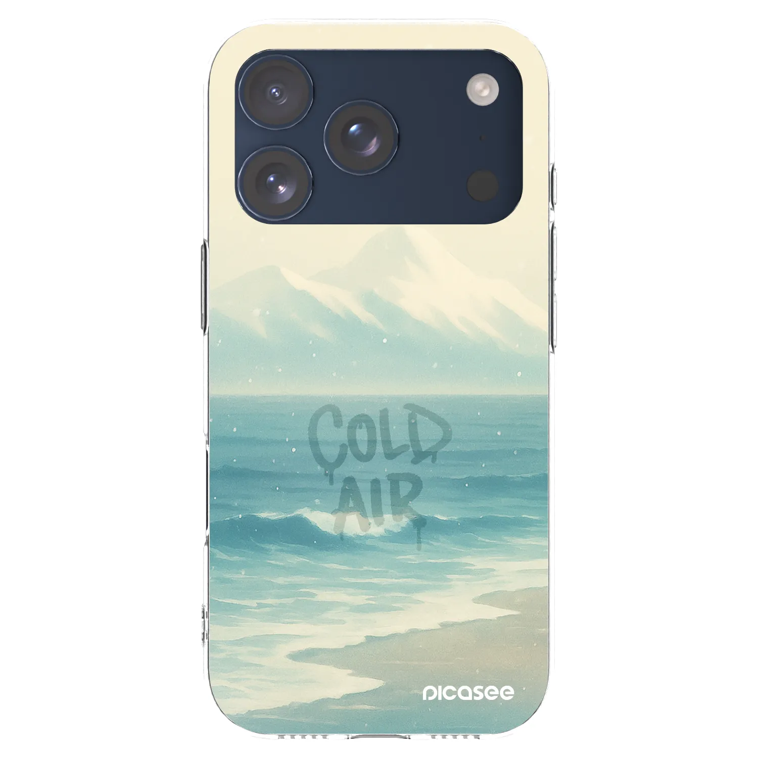 Picasee átlátszó szilikon tok az alábbi mobiltelefonokra Apple iPhone 17 Pro - COLD AIR
