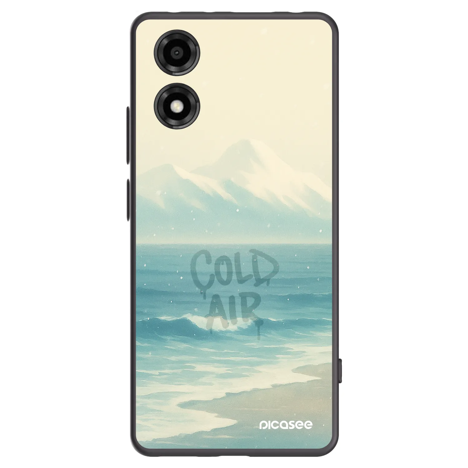 Picasee fekete szilikon tok az alábbi mobiltelefonokra Motorola Moto E14 - COLD AIR