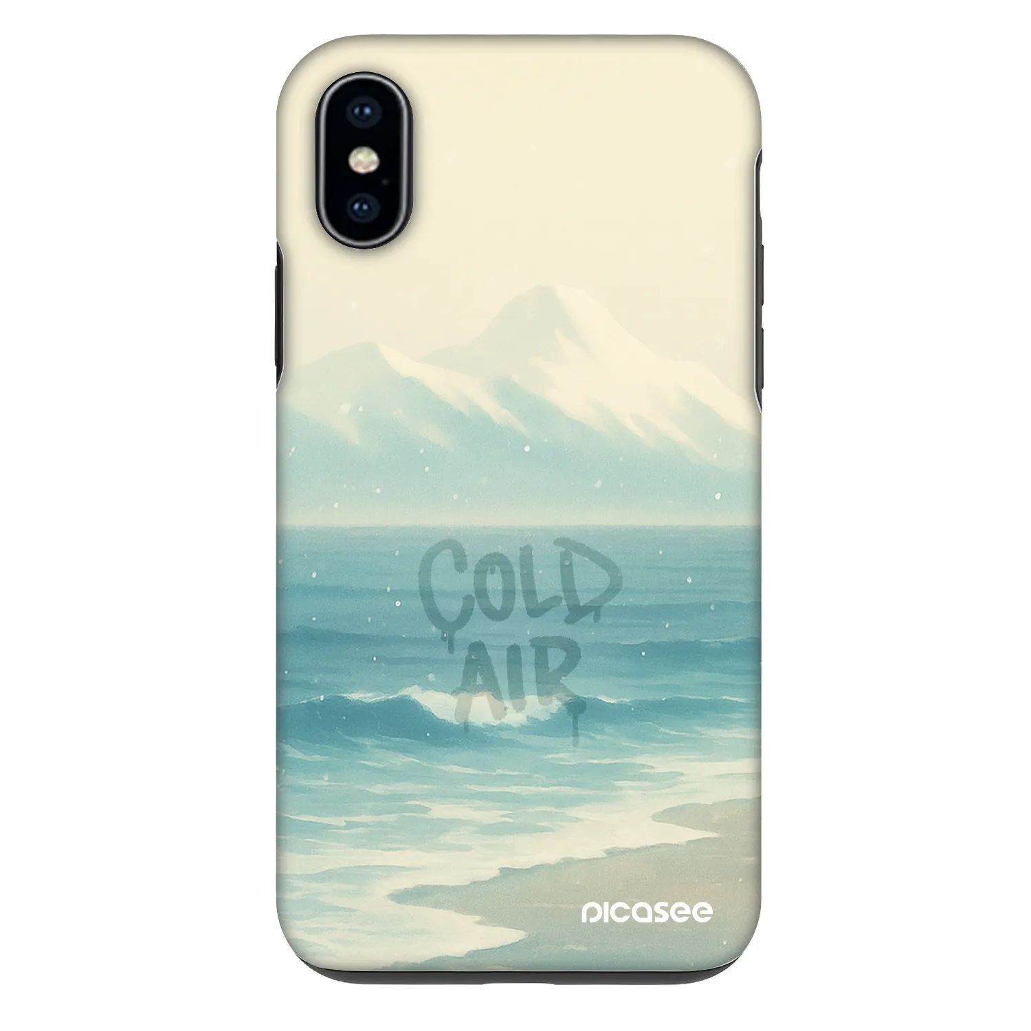 Picasee Fashion Case Apple iPhone X/XS - COLD AIR