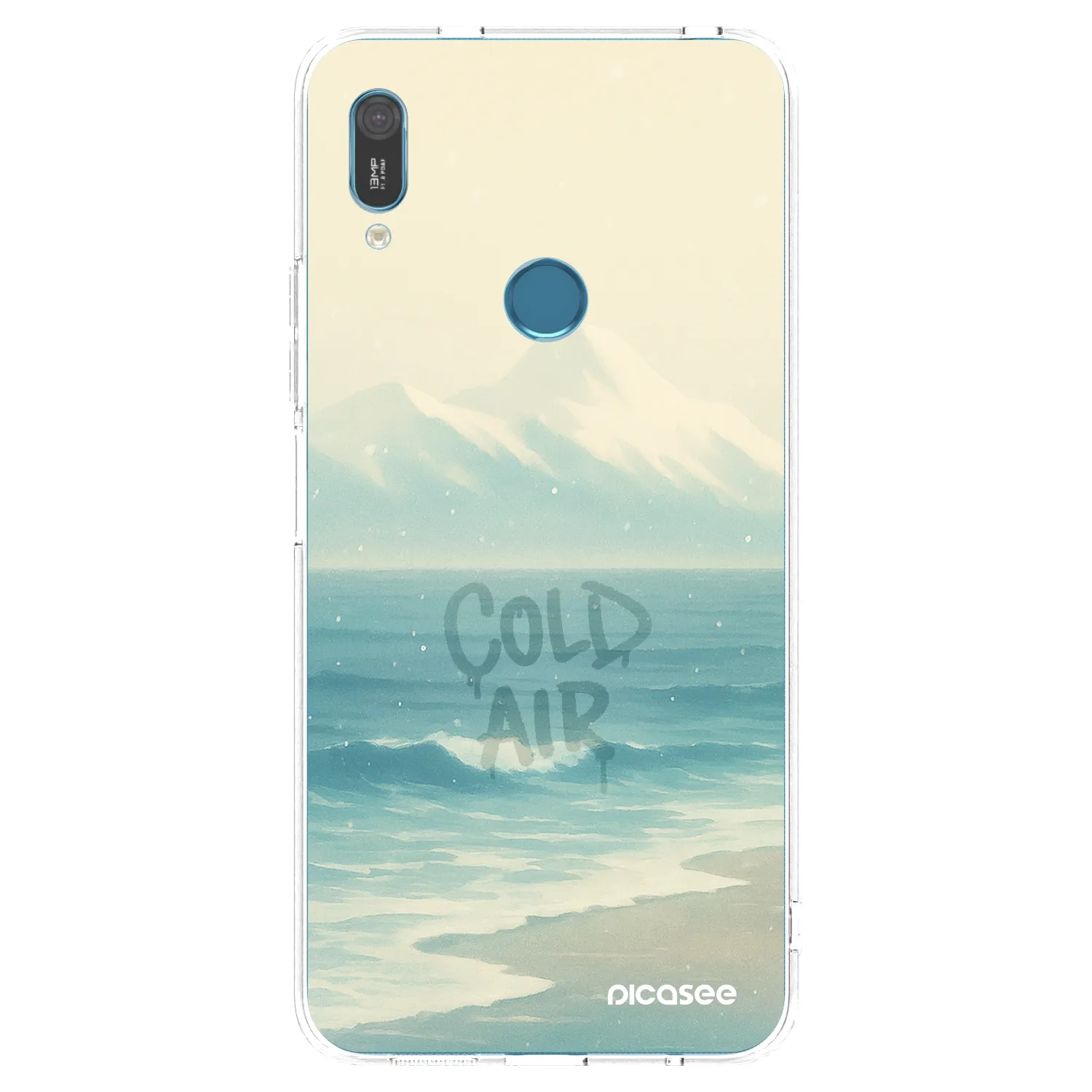 Picasee átlátszó szilikon tok az alábbi mobiltelefonokra Huawei Y6 2019 - COLD AIR