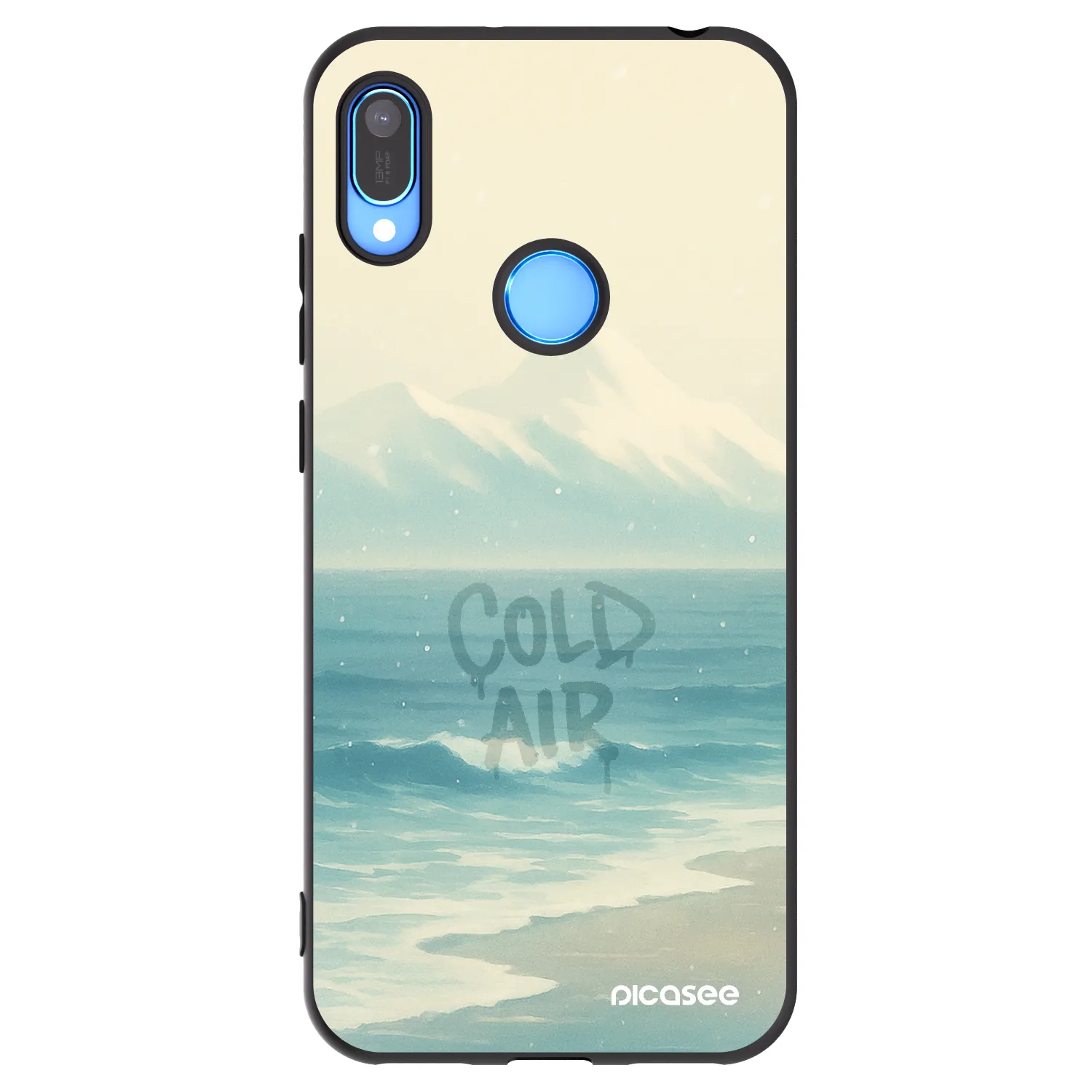 Picasee fekete szilikon tok az alábbi mobiltelefonokra Huawei Y6 2019 - COLD AIR
