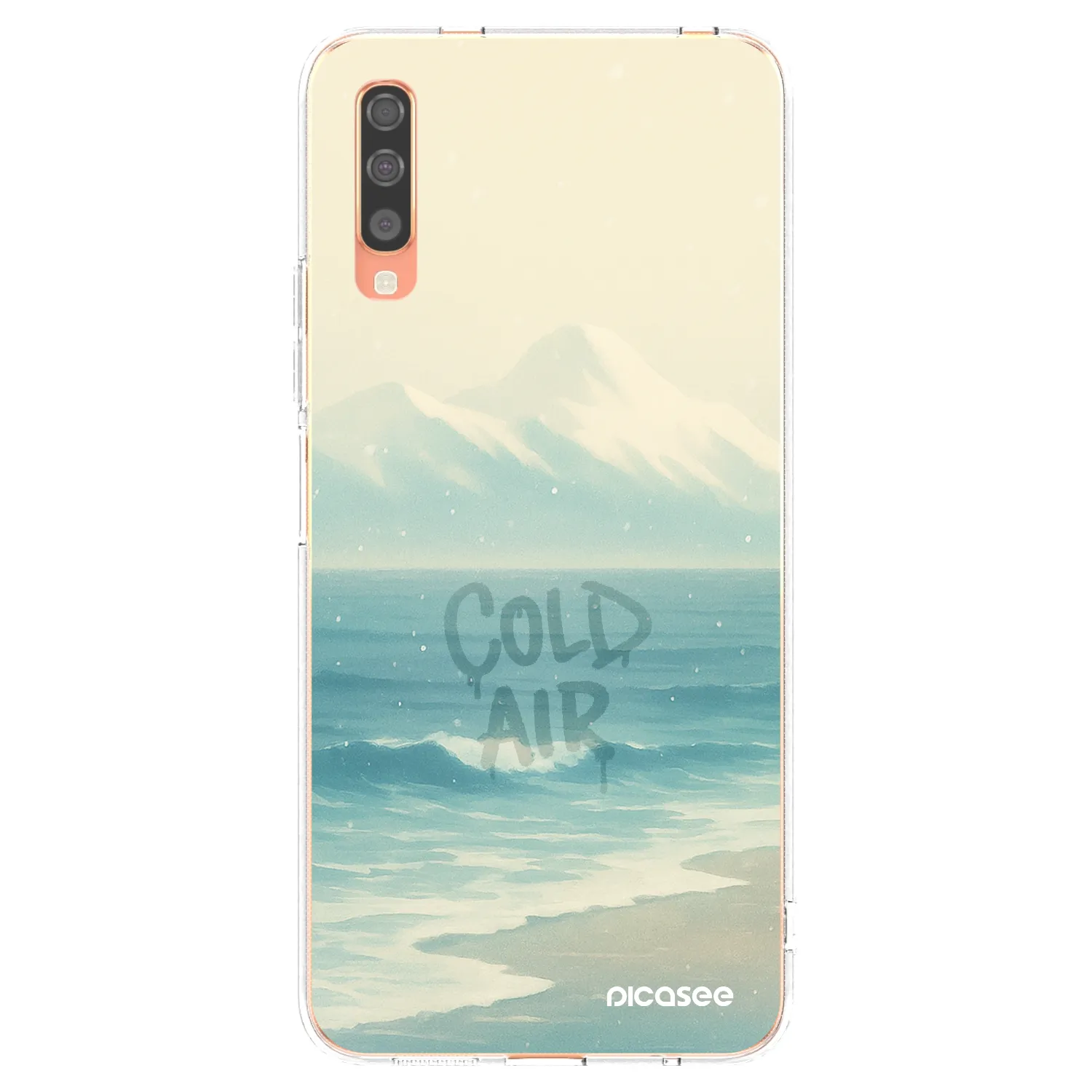 Picasee átlátszó szilikon tok az alábbi mobiltelefonokra Samsung Galaxy A70 A705F - COLD AIR