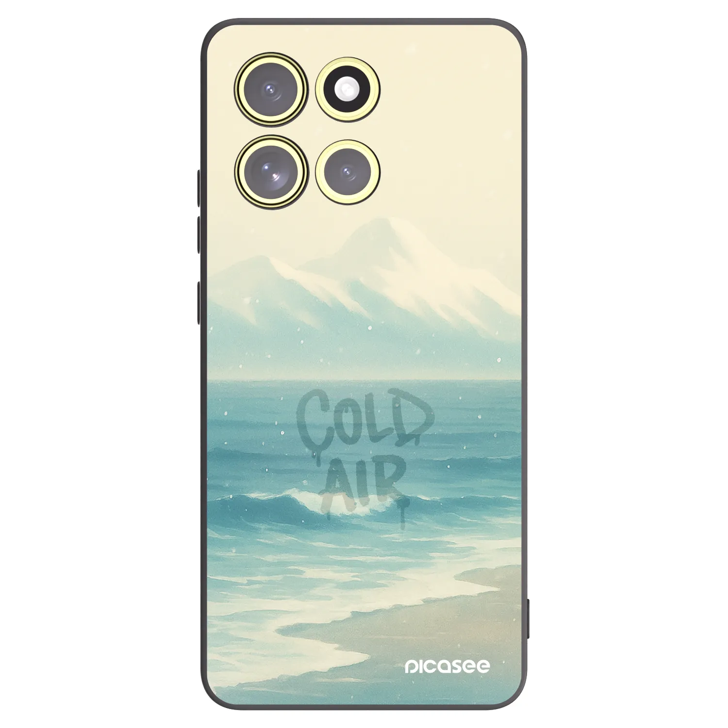 Picasee fekete szilikon tok az alábbi mobiltelefonokra Motorola Moto G86 5G - COLD AIR